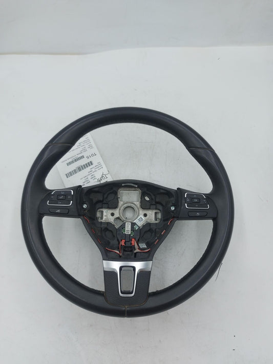 12-18 VW TIGUAN Steering Wheel Black Leather Multifunction 1T0419091AE