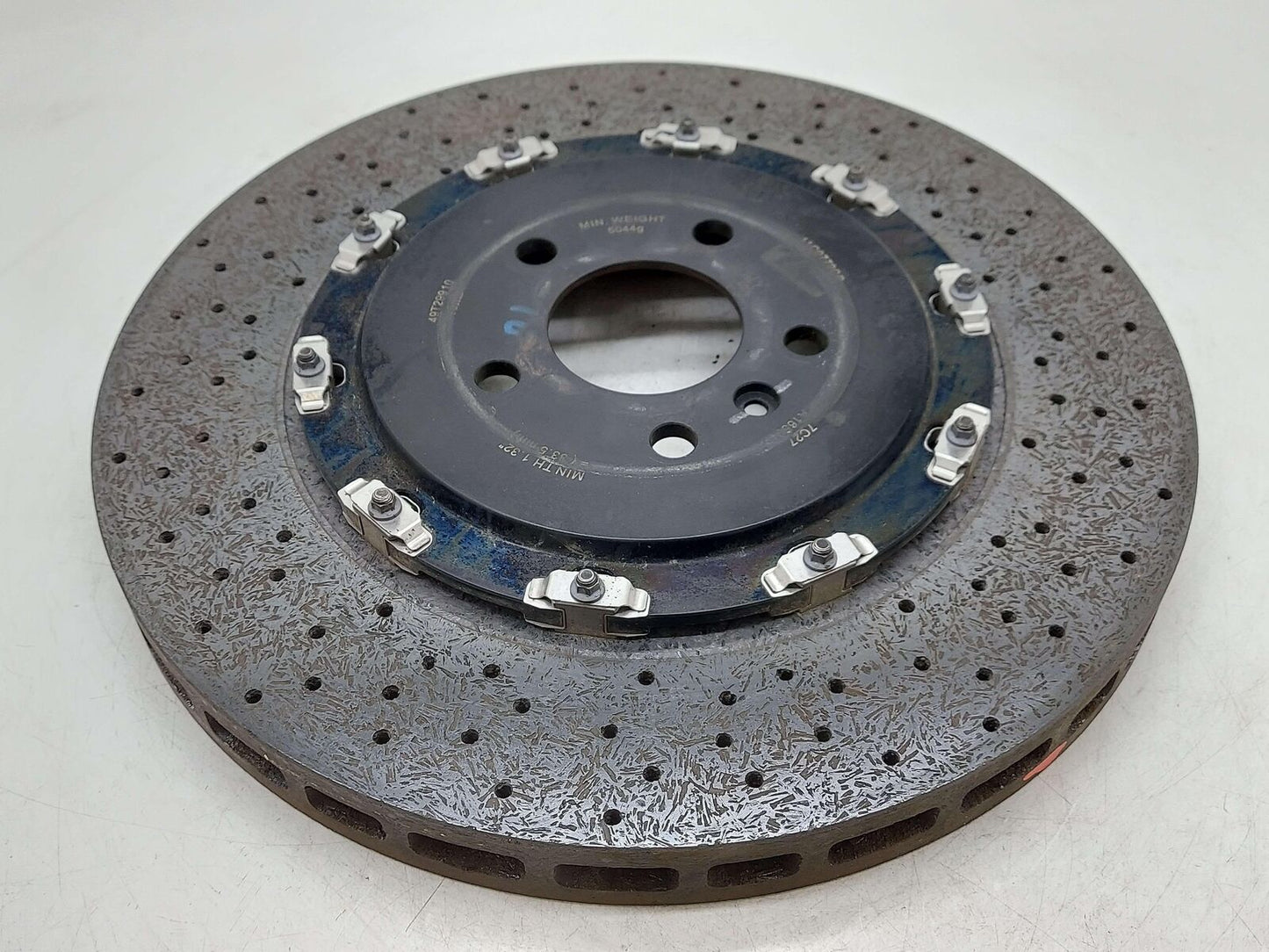 2017 MCLAREN 570S REAR LEFT BRAKE DISC ROTOR CARBON CERAMIC 34.13MM 5.15KG