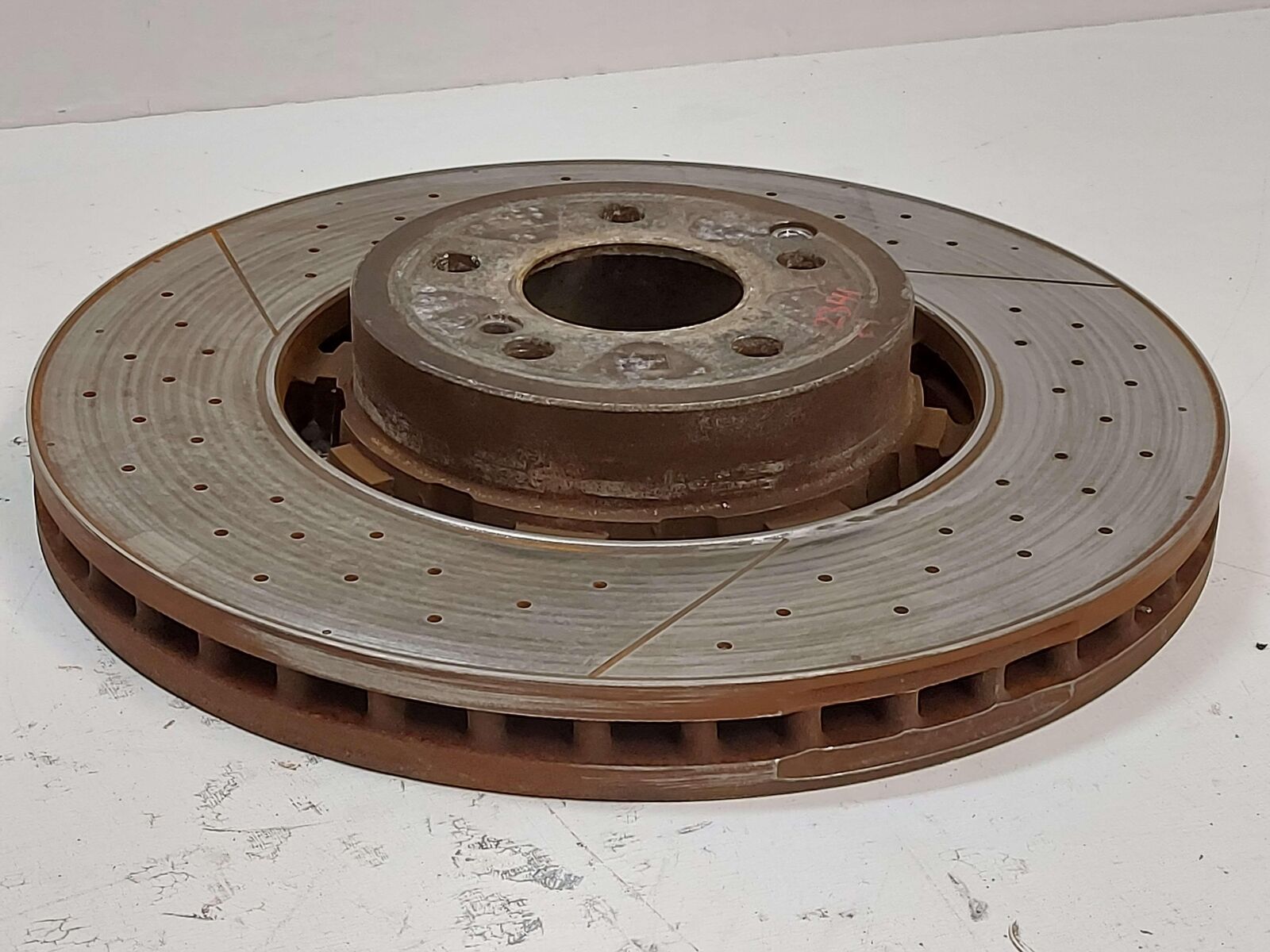 12-18 Mercedes W218 CLS63S AMG FRONT LEFT RIGHT BRAKE DISC ROTOR