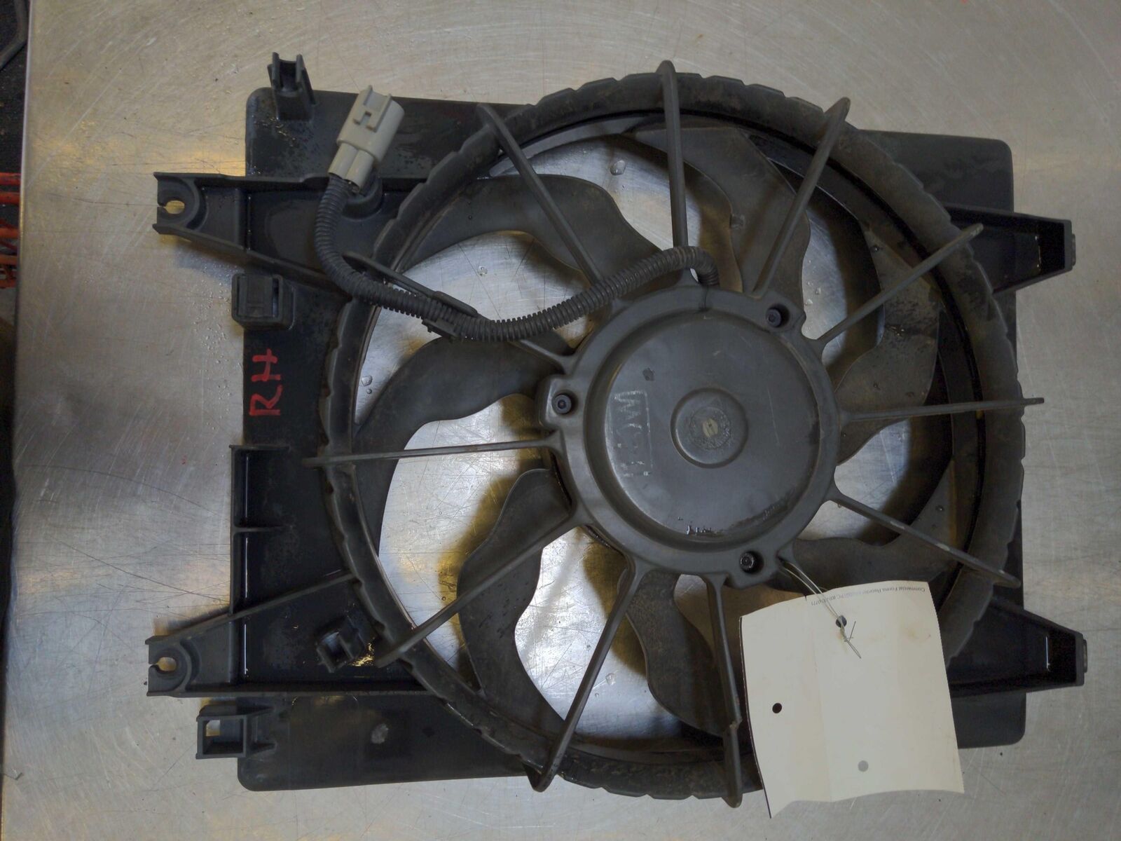 07-12 Hyundai Veracruz RH Right Electric Cooling Motor Fan Condenser