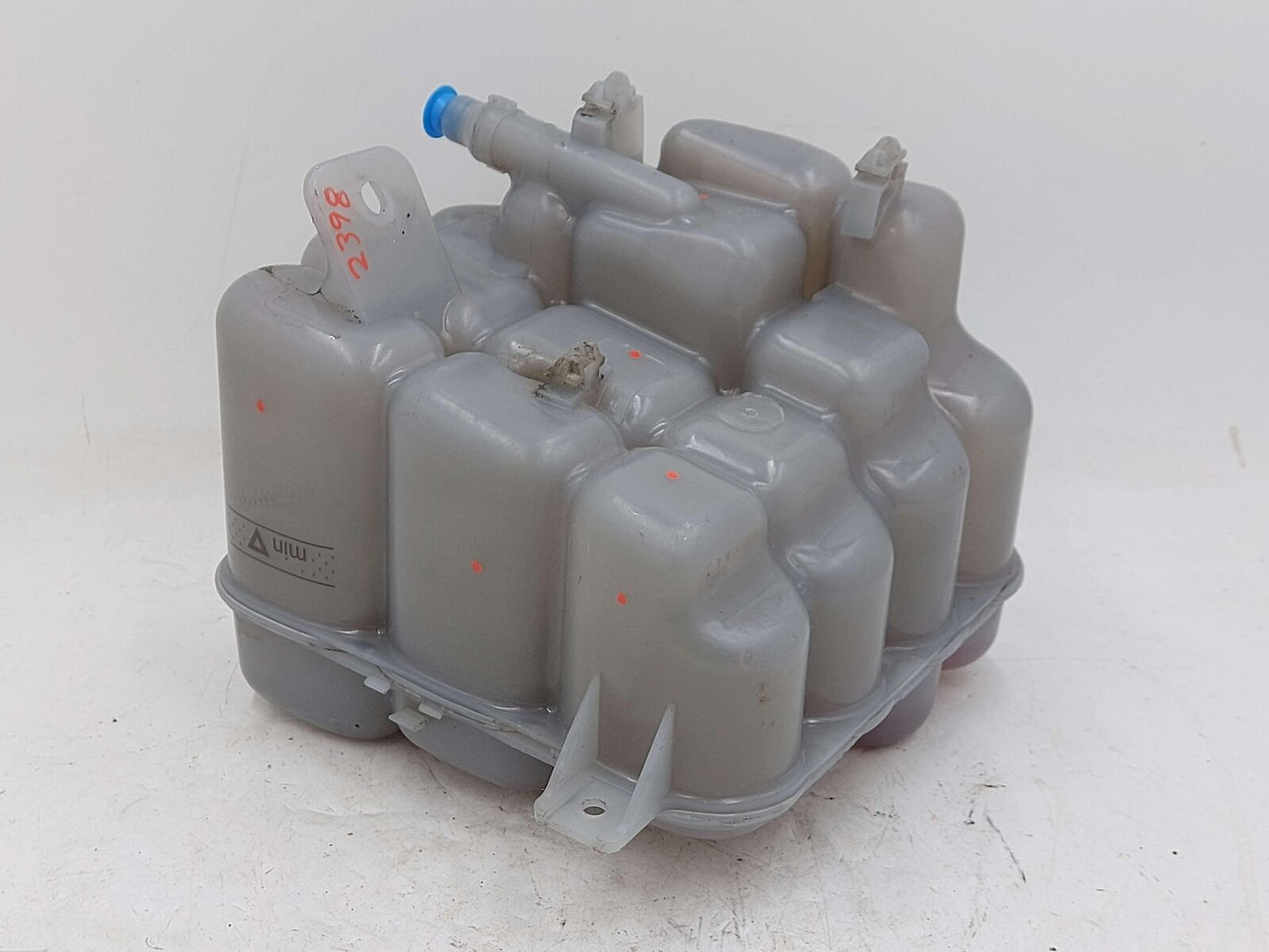 11-18 PORSCHE CAYENNE 958 S E-HYBRID COOLANT OVERFLOW RECOVERY BOTTLE 7P0121407B