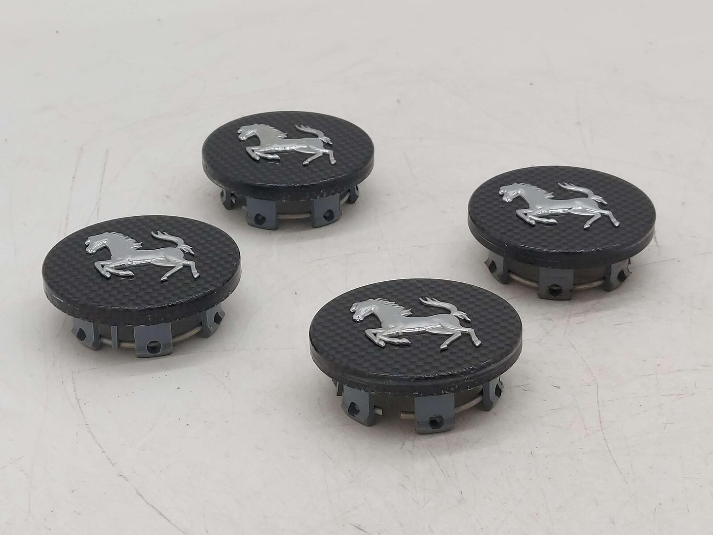 2021 FERRARI ROMA F169 CARBON WHEEL CENTER CAPS SET OF 4 *notes*