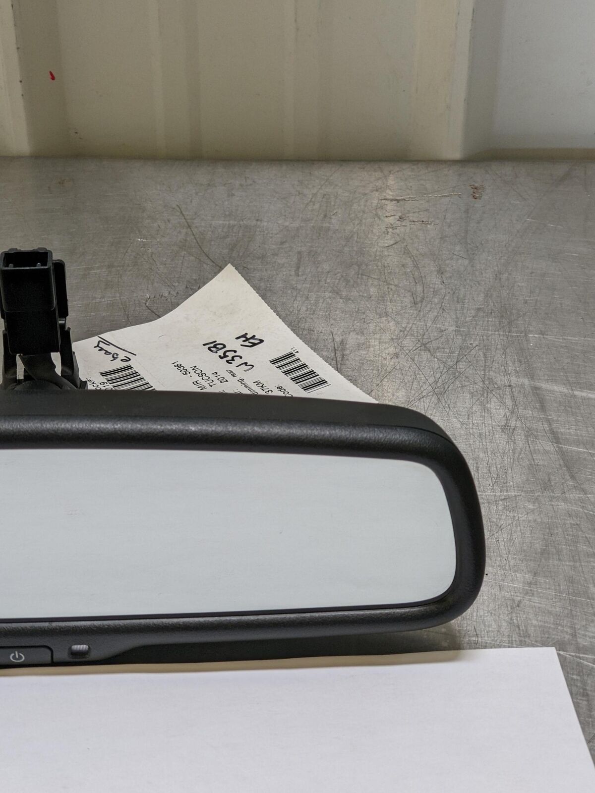 💥10-15 HYUNDAI TUCSON Rear View Mirror Black Auto Dim Rear View Camera💥