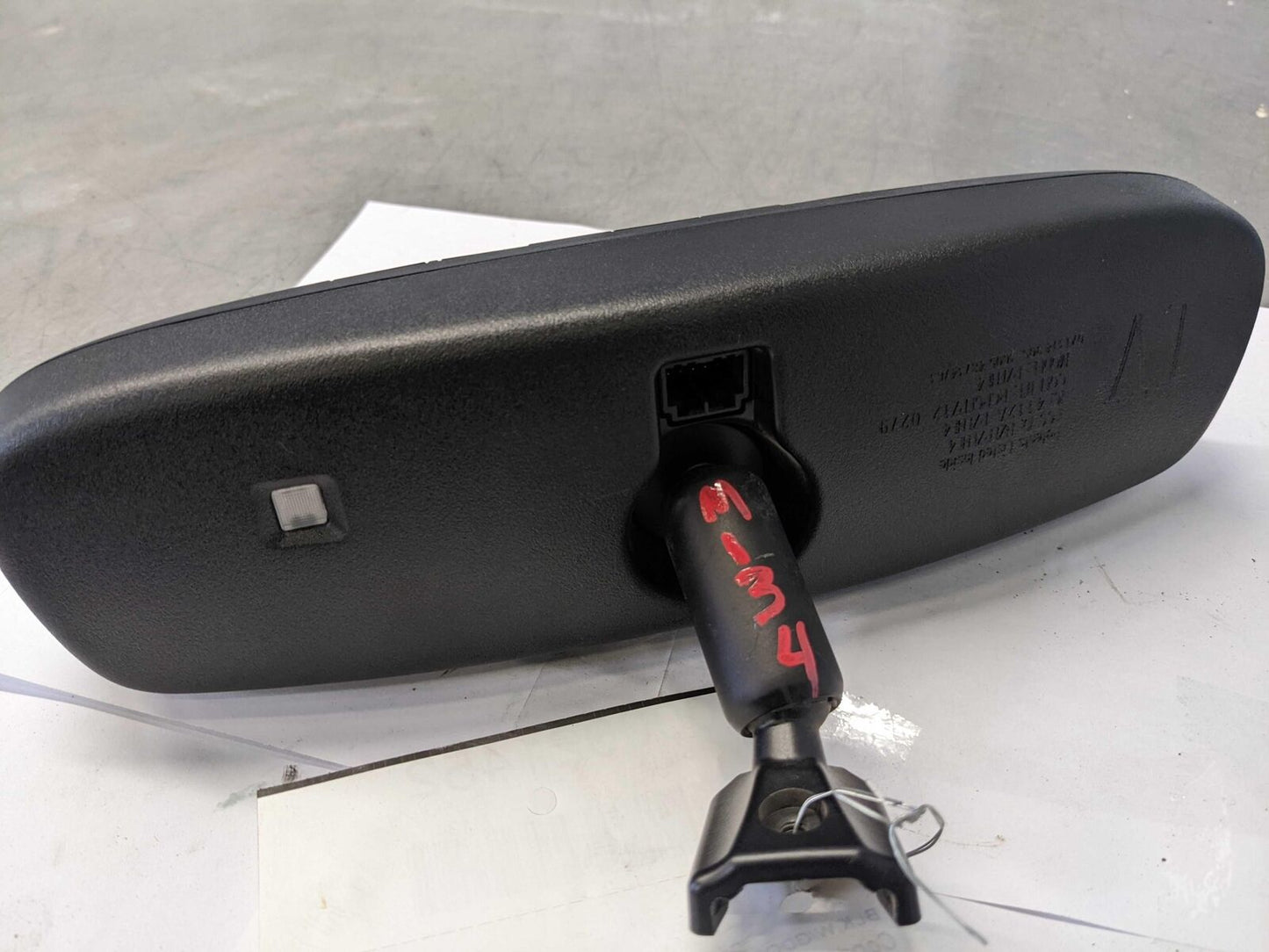 13 -17 NISSAN PATHFINDER Rear View Mirror Black Garage Door Opener 4112A-PZLHL4