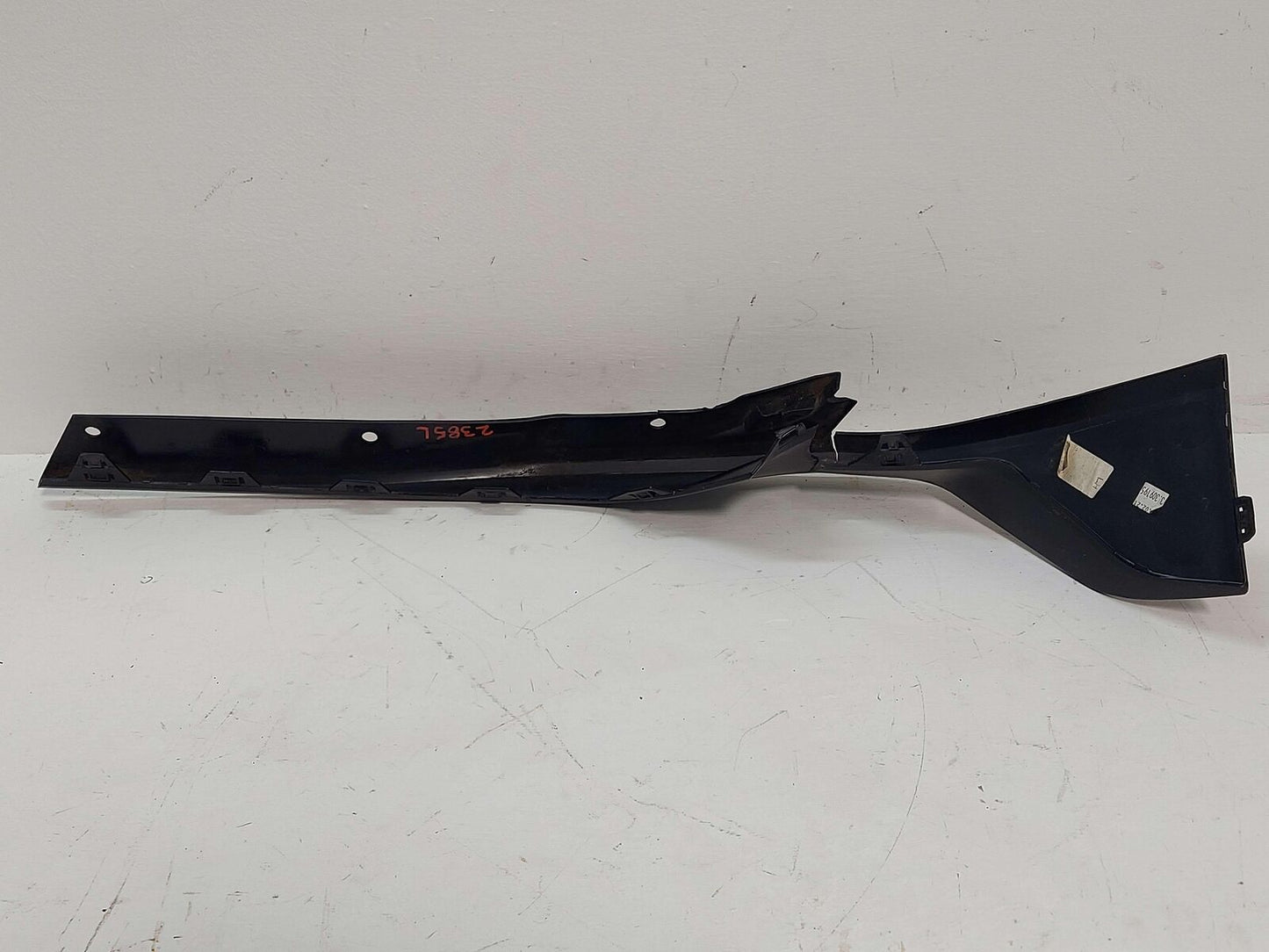 20-23 TOYOTA GR SUPRA FRONT LEFT BUMPER LOWER VALANCE BLACK *CRACKED*