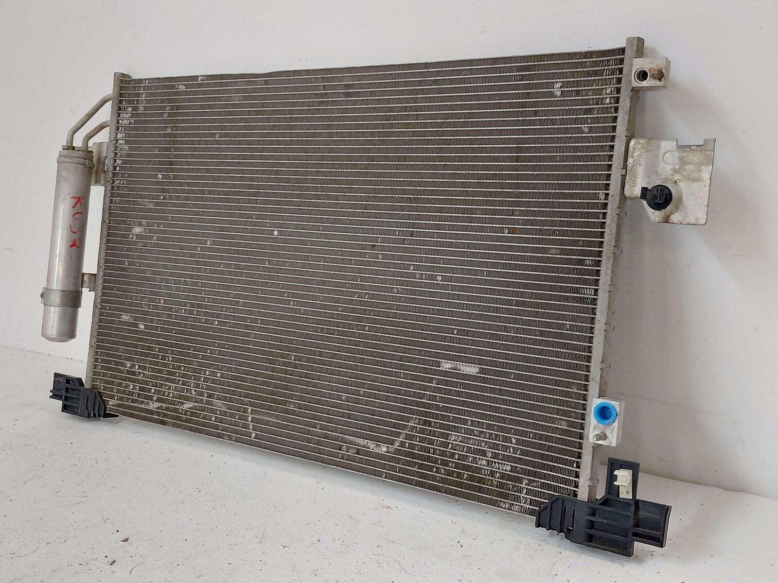 08-17 MITSUBISHI LANCER AC A/C AIR CONDITIONING CONDENSER RALLIART *FINS BENT*