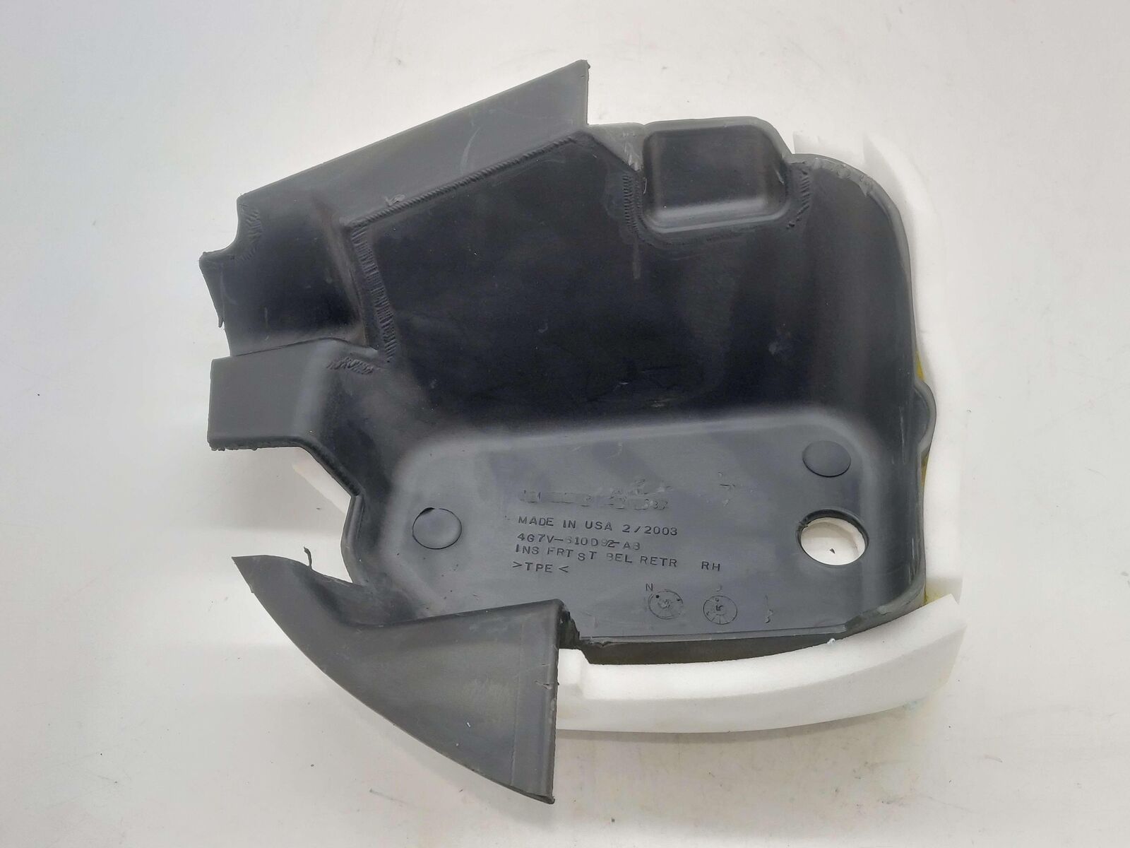 2006 FORD GT GT40 SUPERCAR RH RIGHT SEAT BELT HOUSING 4G7V-610D92-AB OEM