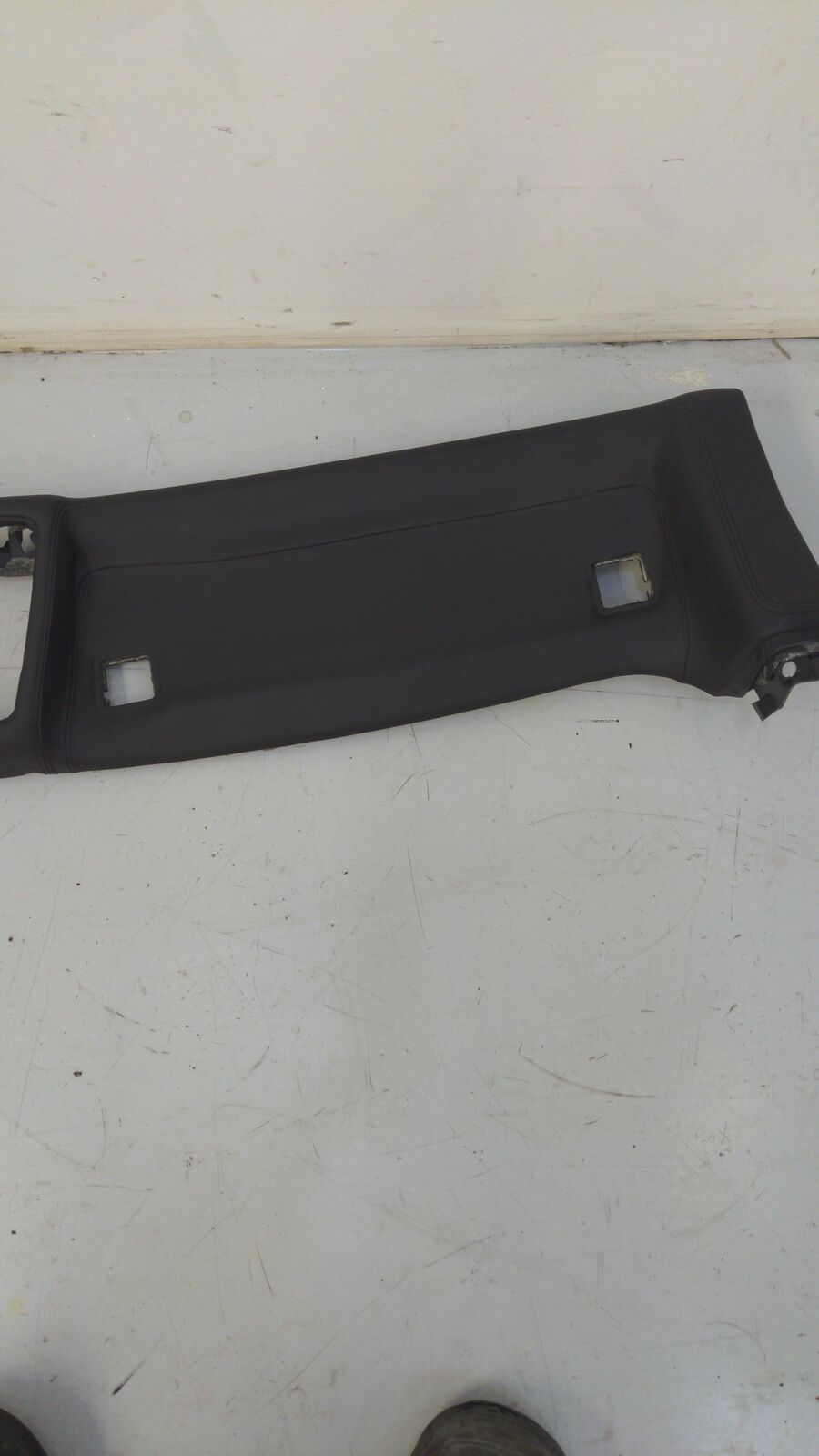 14 JAGUAR F-TYPE Upper Winshield Frame Trim Black Leather EX53-03532-A