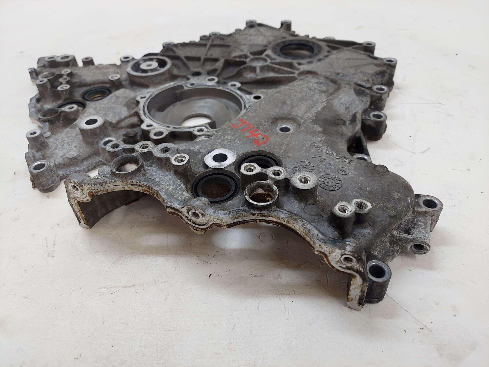 10-14 CADILLAC CTS ENGINE MOTOR TIMING COVER 3.6L 12639740