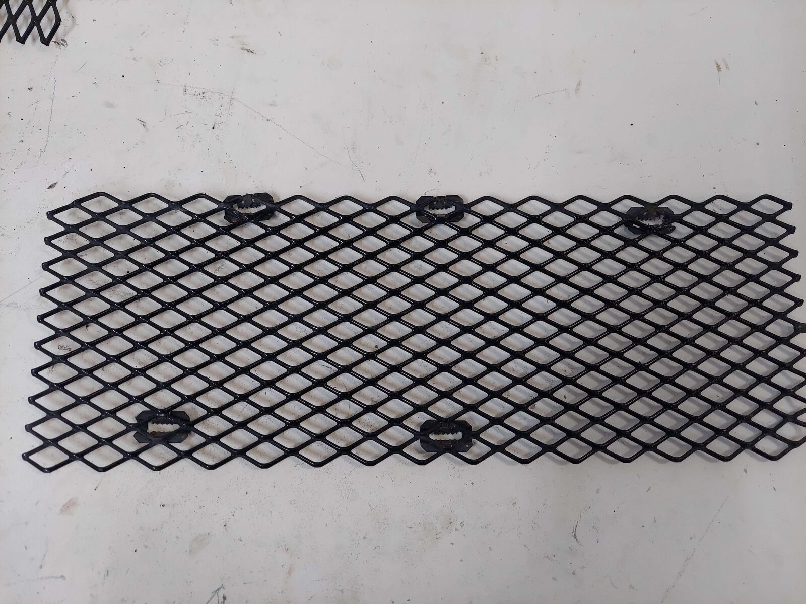 1999 Nissan Skyline Altia Bumper Mesh Grille Grill Insert Set Black *Bent Hole*