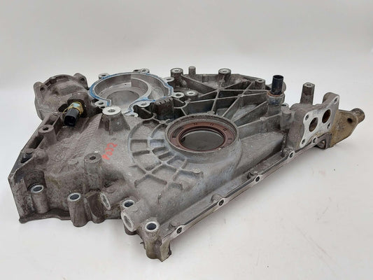 09-10 HYUNDAI GENESIS SEDAN ENGINE MOTOR TIMING COVER 4.6L LOWER 213513F300