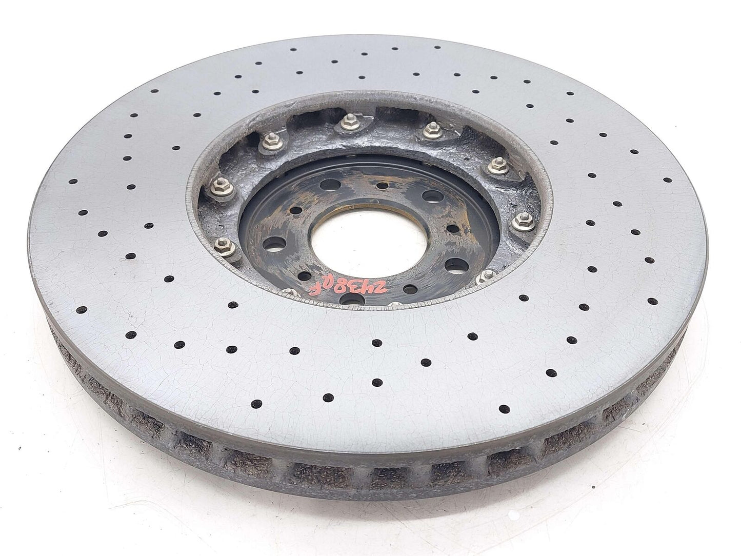 2024 ASTON MARTIN DB12 VOLANTE FRONT RIGHT BRAKE DISC ROTOR CARBON CERAMIC