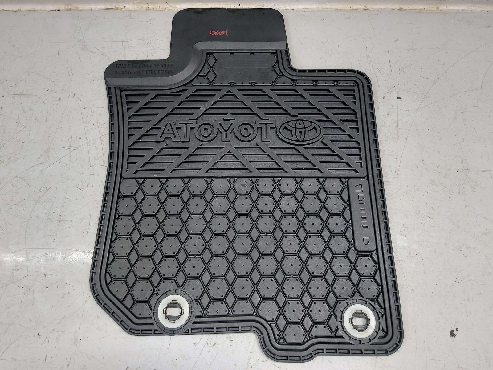 OEM 2020 TOYOTA 4RUNNER SET OF 4 ALL WEATHER FLOOR MAT MATS BLACK PU320-89010-04