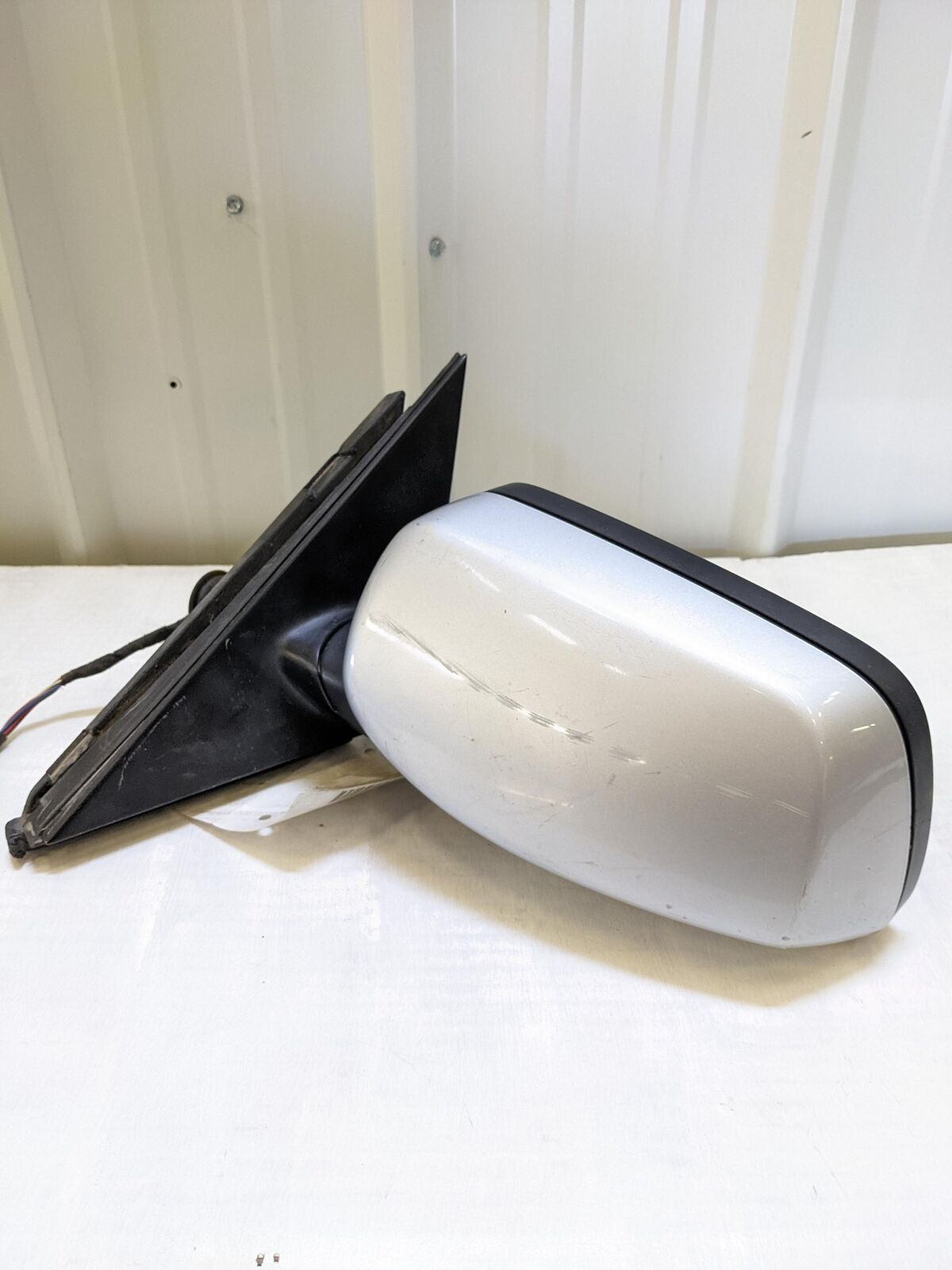 💥04-06 BMW 525 LH Left Door Mirror Silver Heated Anti-glare Electric💥