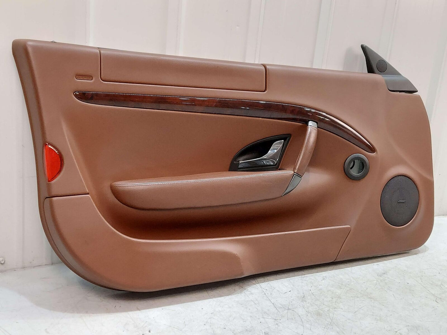 2010 Maserati GranTurismo S M145 Coupe FRONT LEFT DOOR TRIM PANEL BROWN LEATHER