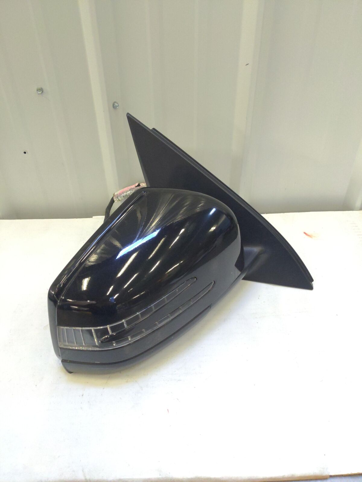 12-15 MERCEDES ML63 RH Right Door Mirror BLACK 3m Blind Spot Alert A1668104216