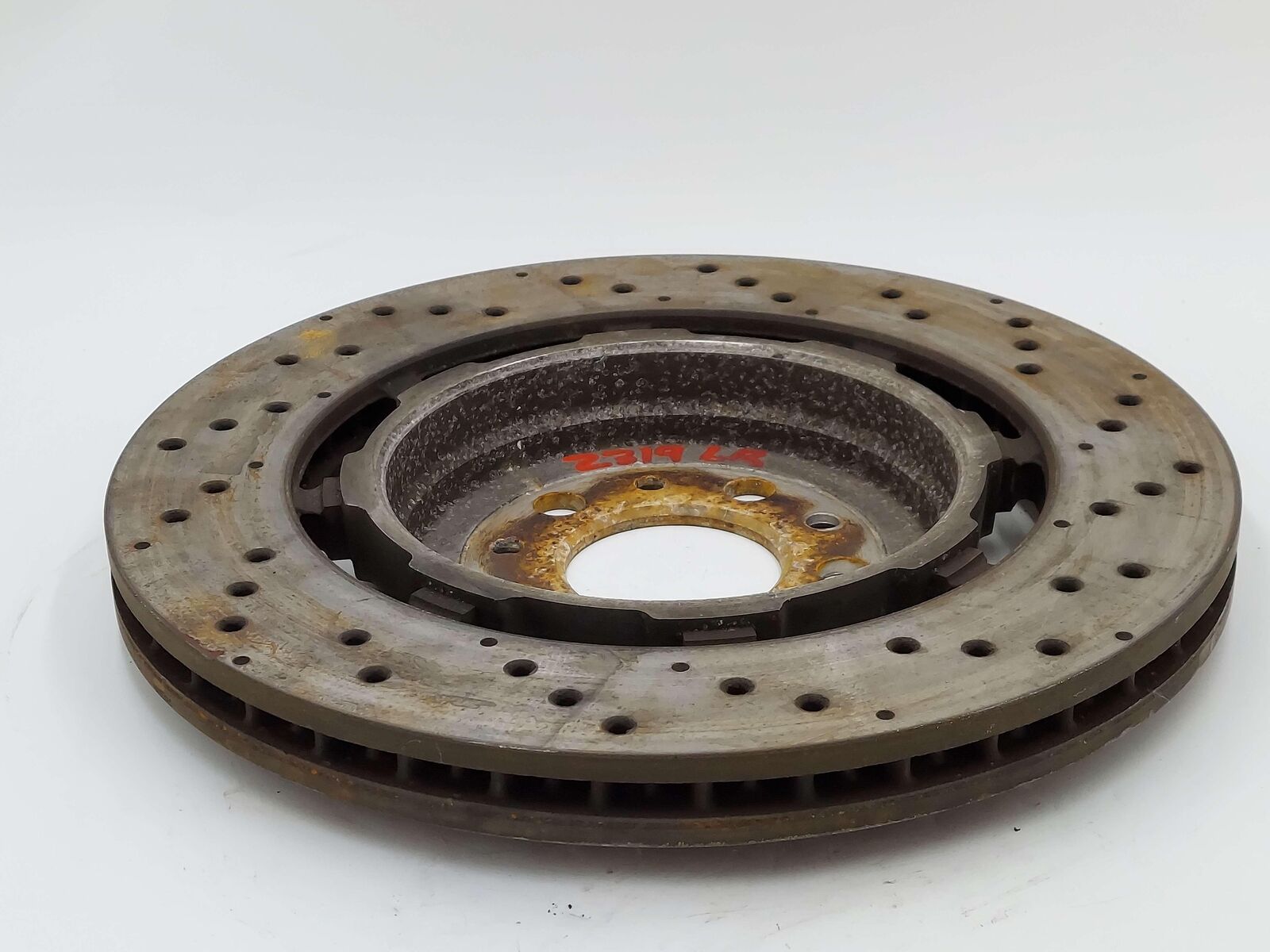 17-18 GIULIA QUADRIFOLIO 2.9L REAR BRAKE ROTOR DRILLED 50543506