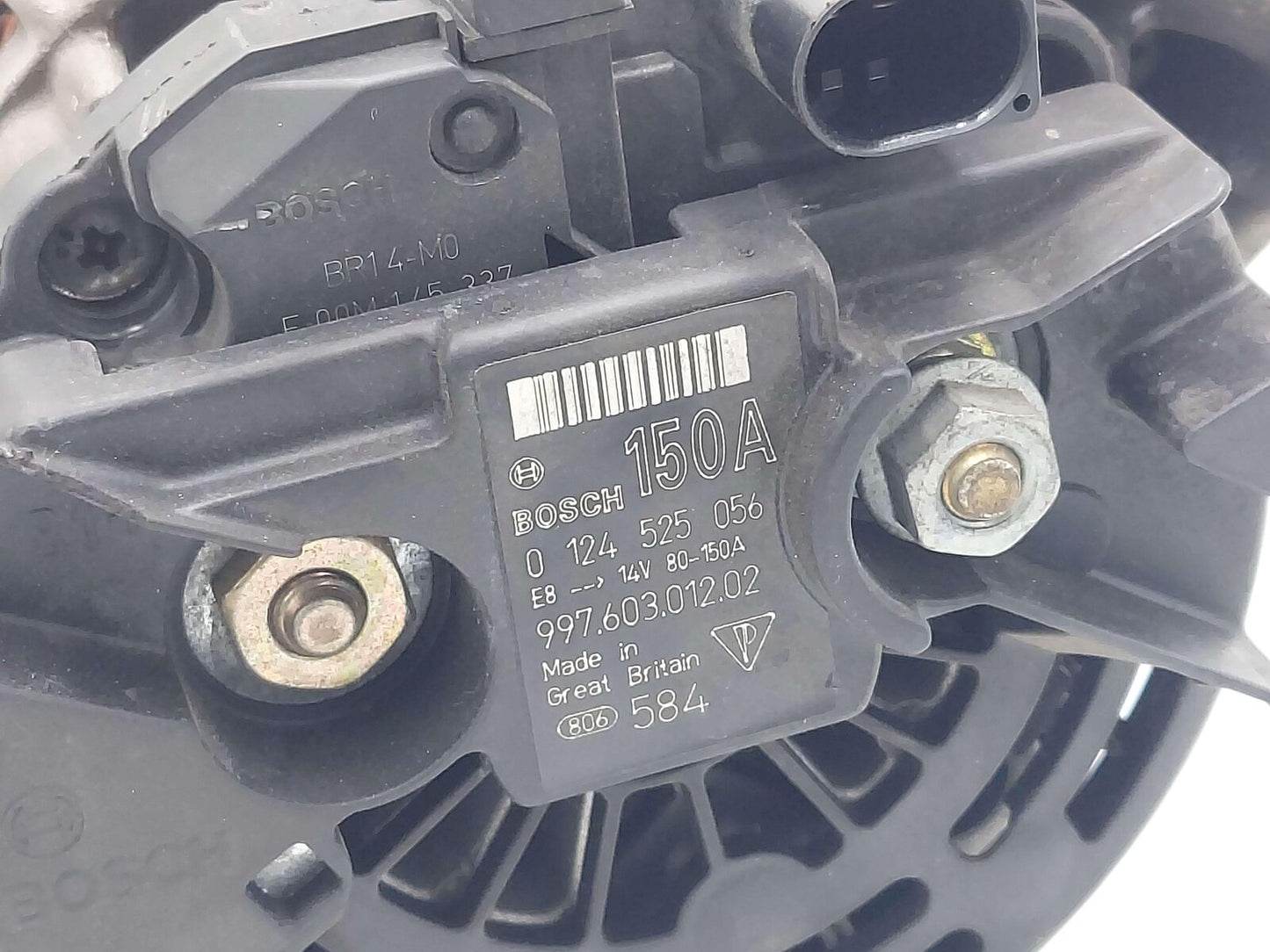 01-11 Porsche 911 997 Carrera S ALTERNATOR A/T TIPTRONIC 0124525056 41K MILES