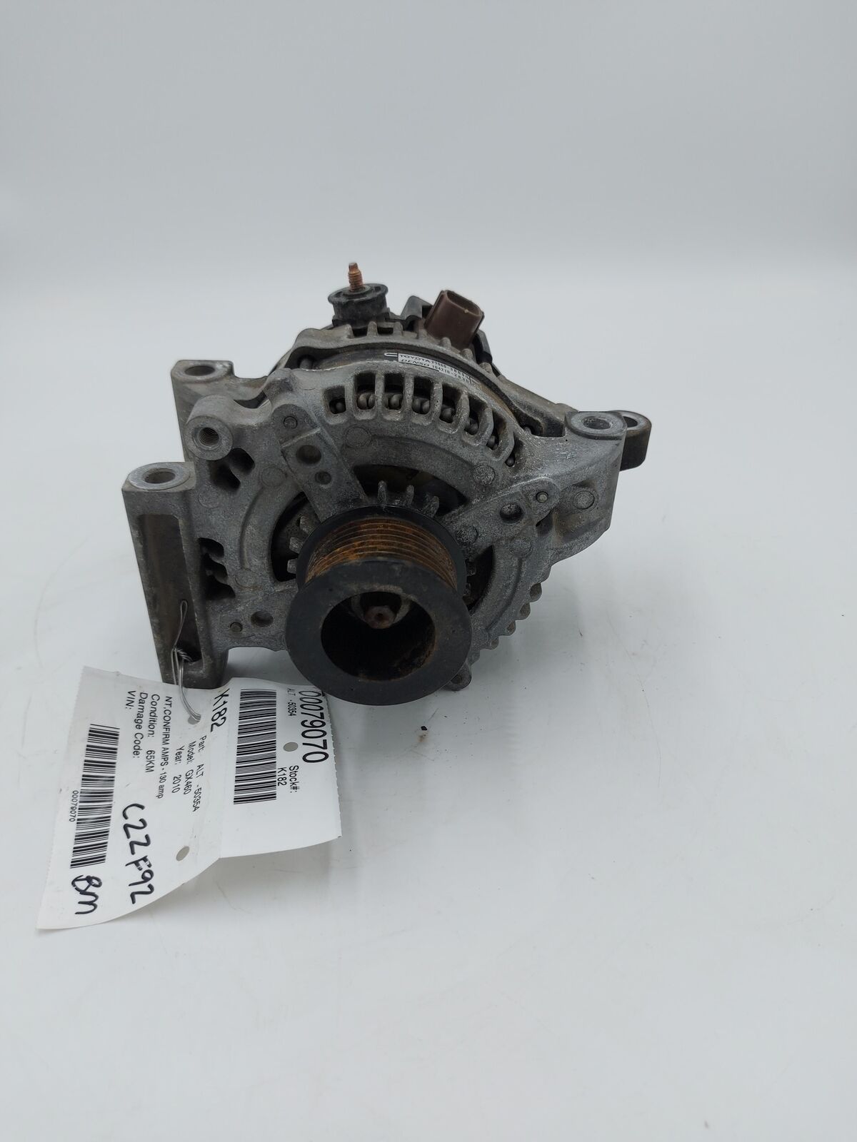 10-20 LEXUS GX460 Alternator 2706038090 104102830