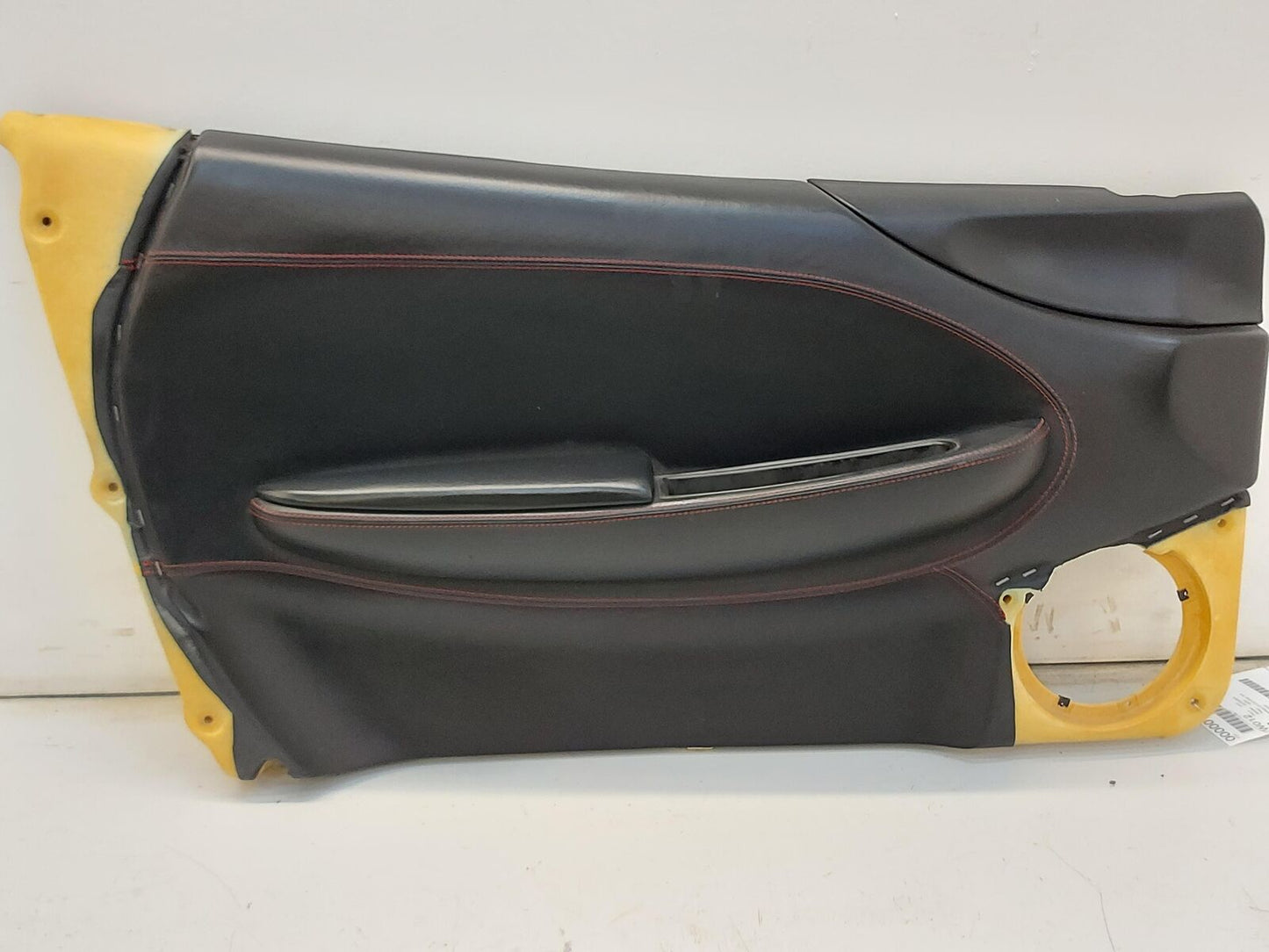 2000 FERRARI 360 MODENA Left Door Trim Panel Lh Black W/ red Stitching *scuffs*