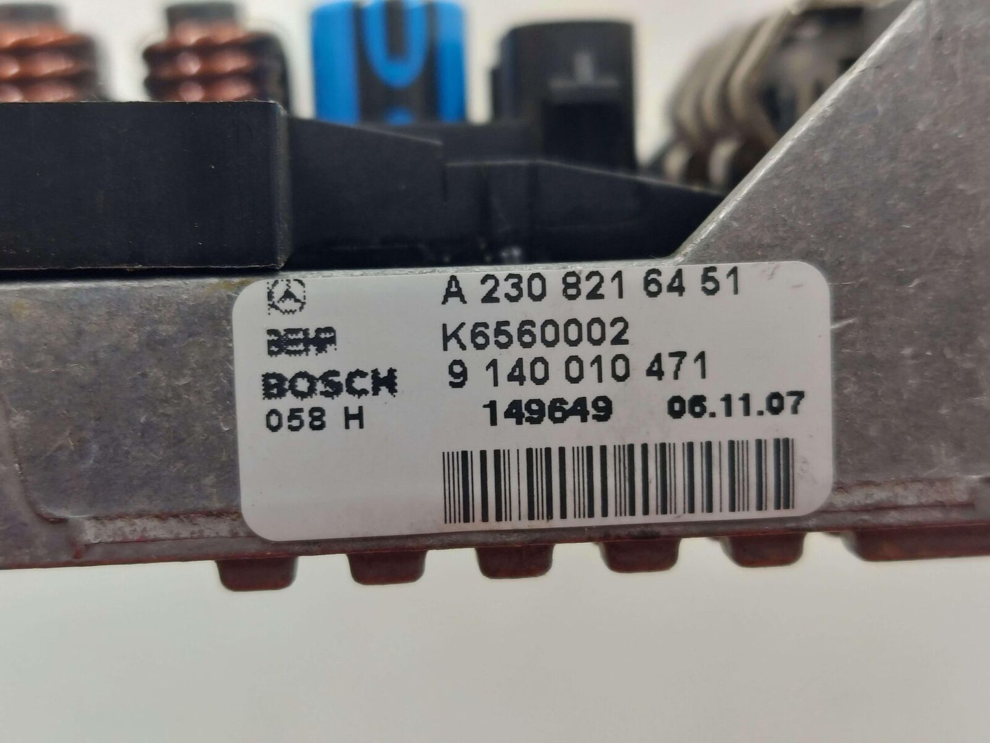 06-11 MERCEDES CLS550 W219 BOSCH HVAC A/C HEATER BLOWER MOTOR RESISTOR ONLY