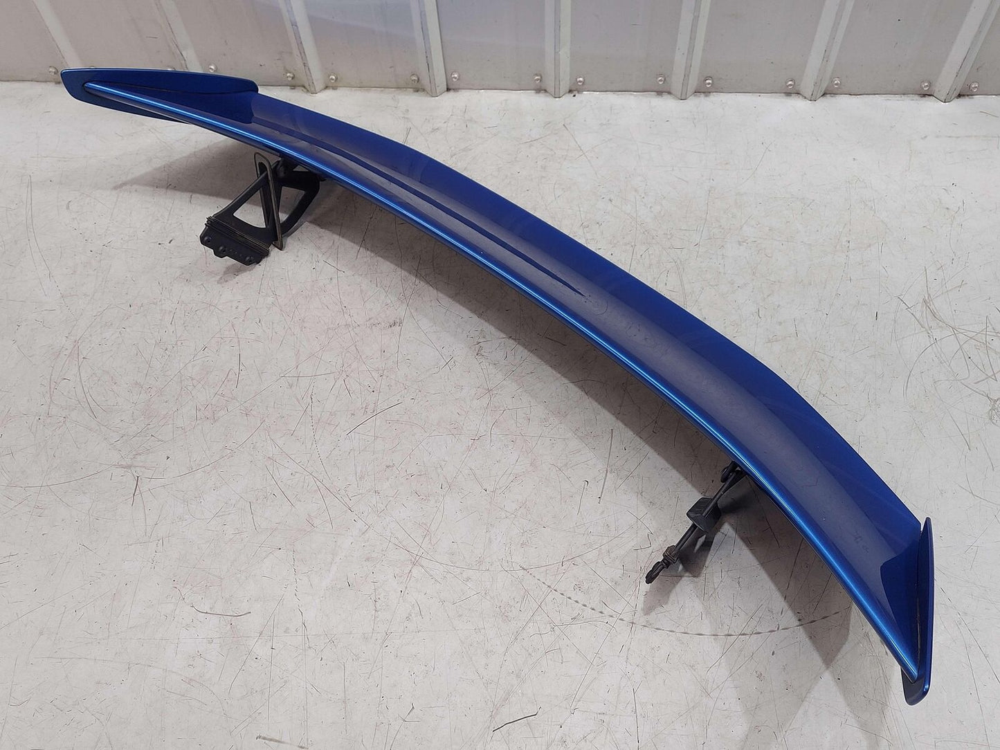 16 PORSCHE CAYMAN GT4 981 REAR SPOILER WING SAPPHIRE BLUE M5J