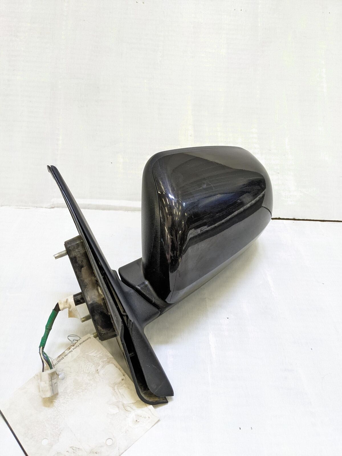 08-14 MITSUBISHI LANCER LH Left Door Mirror *scuffs* Black Heated