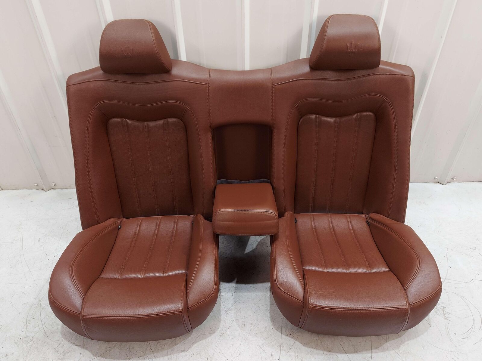 2010 Maserati GranTurismo S M145 Coupe REAR BROWN LEATHER SEAT