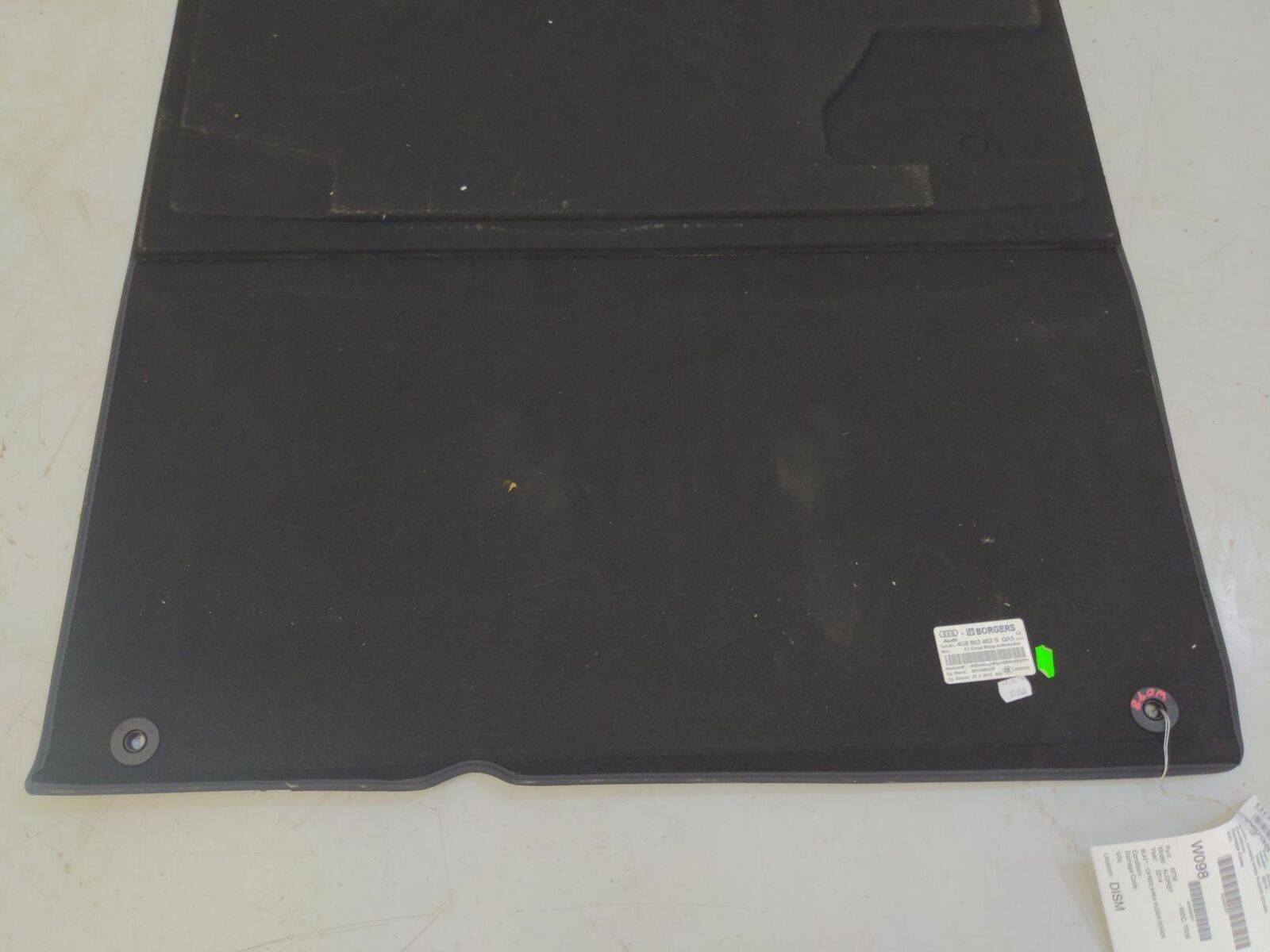 2014 AUDI RS7 C7 4G8 Black Cargo Area Floor Cover MAT 4G8863463B