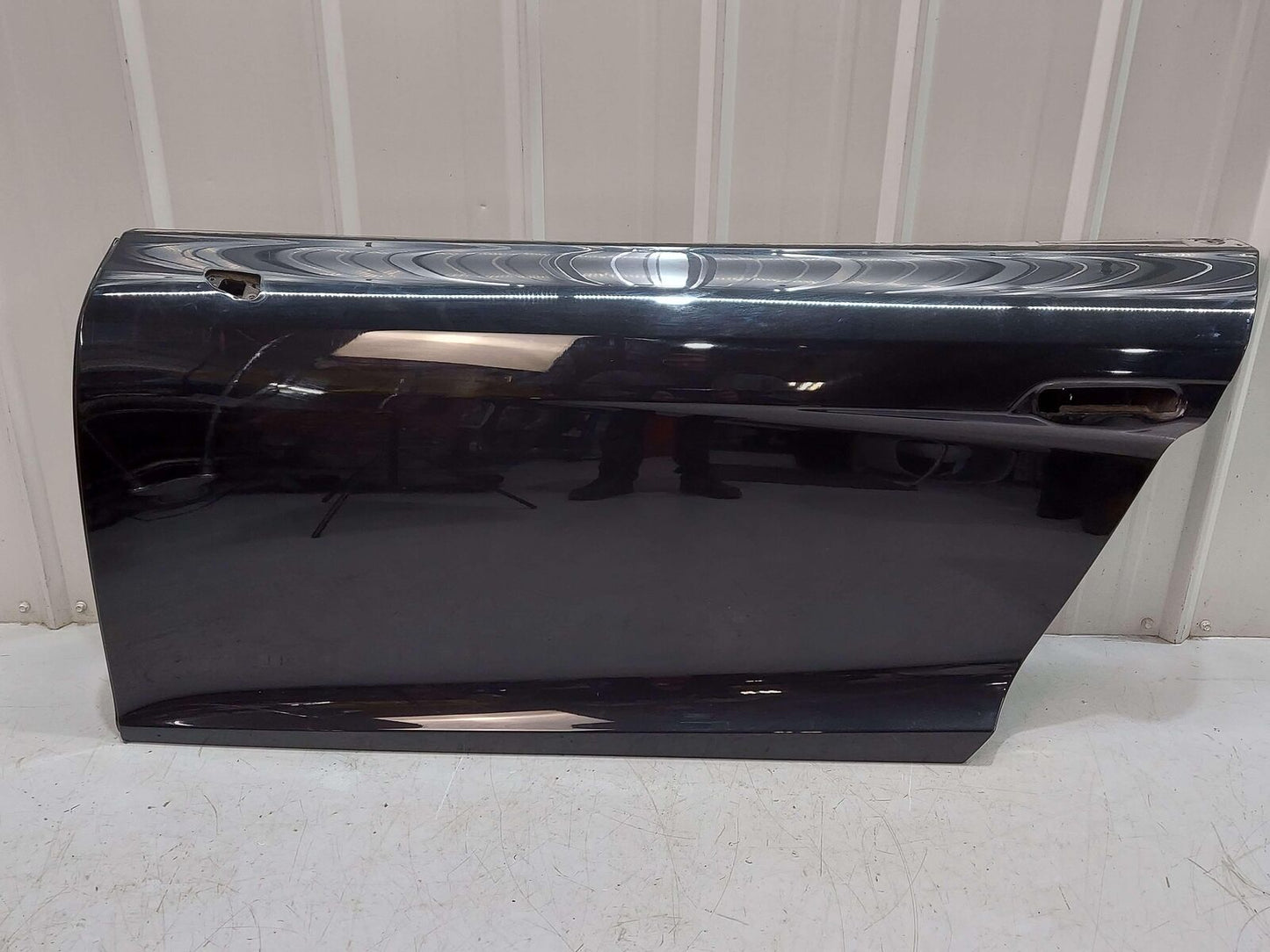 08-15 AUDI R8 FRONT LH LEFT DOOR COUPE PHANTOM BLACK PEARLESCENT 420831311 *NOTE