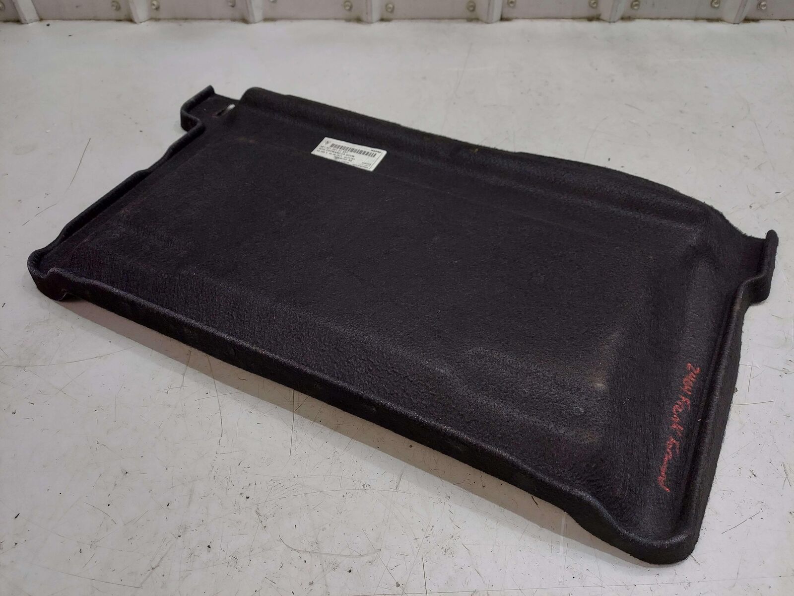 2014 PORSCHE 911 991 GT3 FRONT INTERIOR TRIM PANEL FORWARD TRUNK LINER BLACK