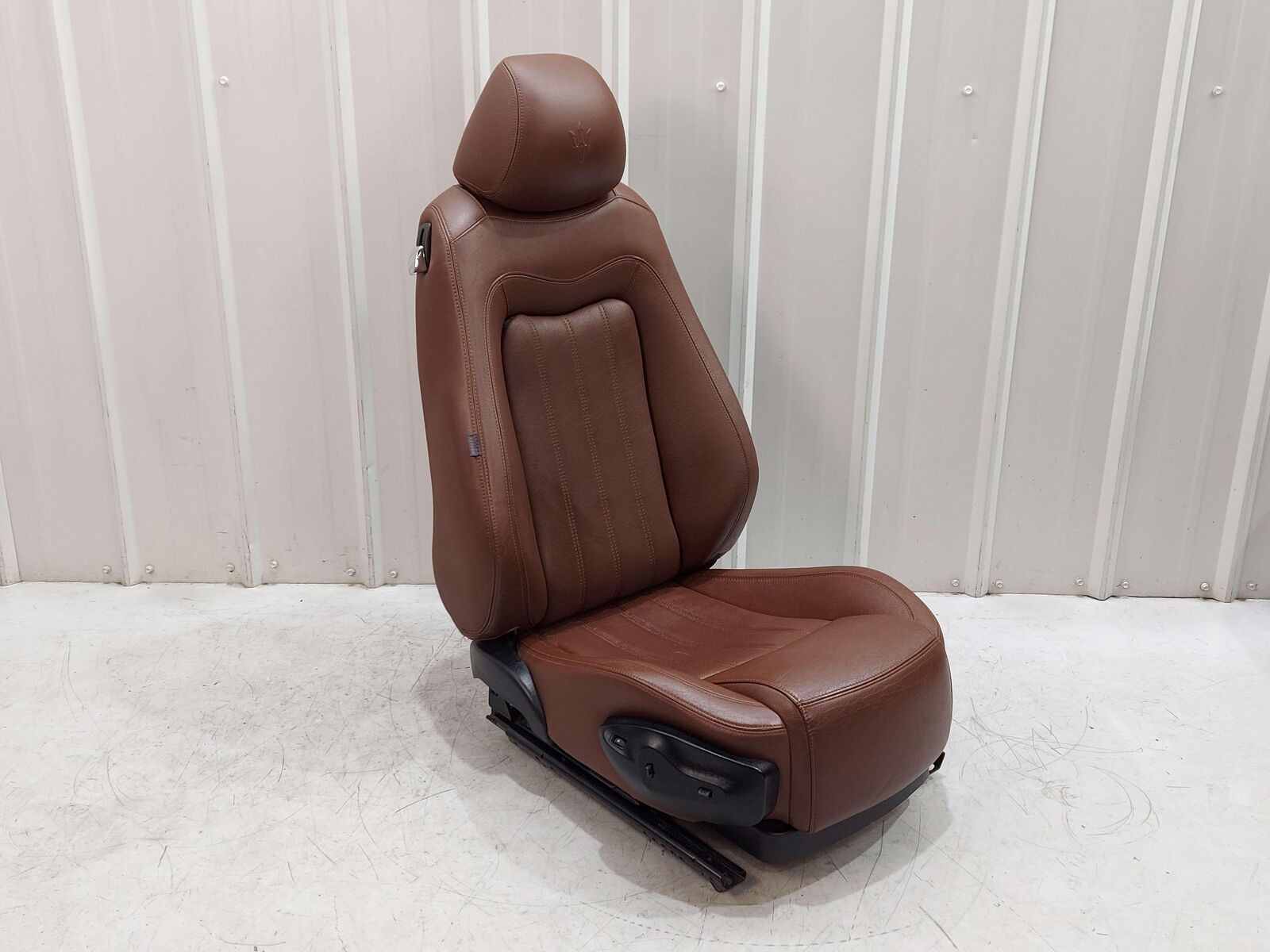 2010 Maserati GranTurismo S M145 Coupe FRONT RIGHT SEAT BROWN LEATHER