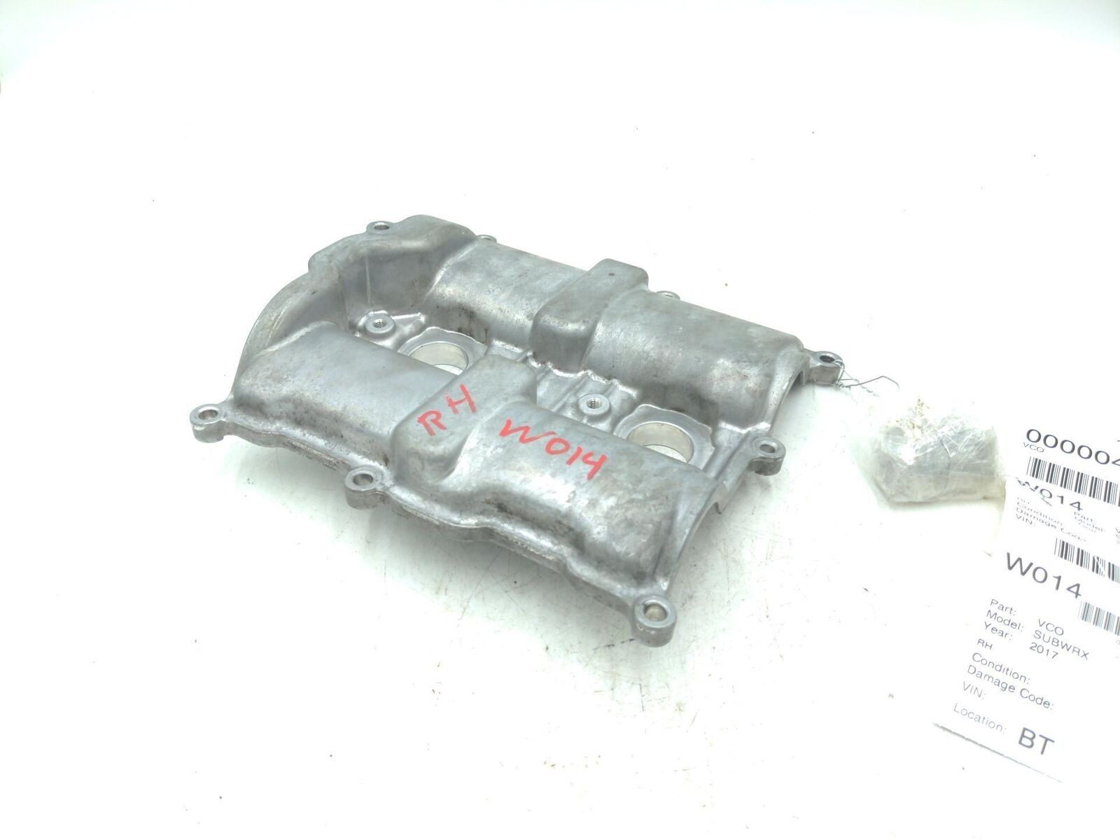 17 SUBARU WRX RH RIGHT VALVE COVER