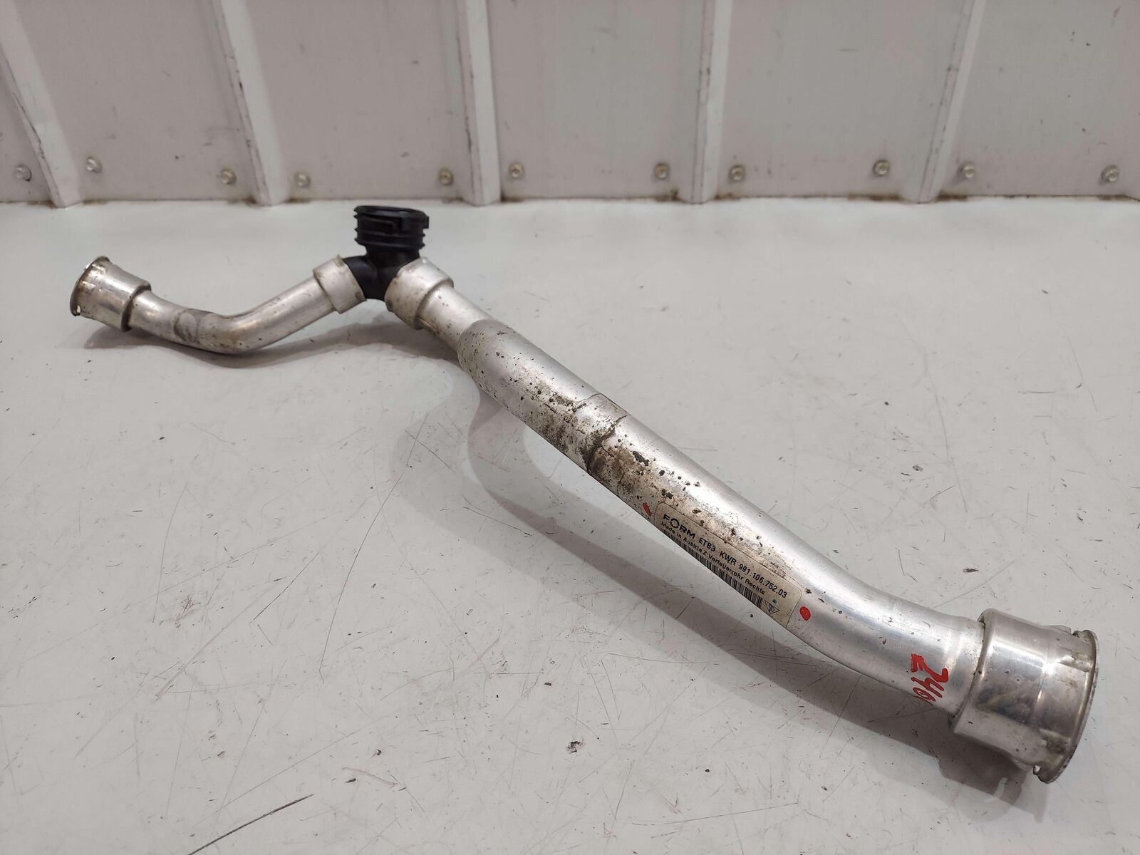 2014 PORSCHE 911 991 GT3 3.8L FRONT HOSE COOLANT WATER PIPE 99110675203