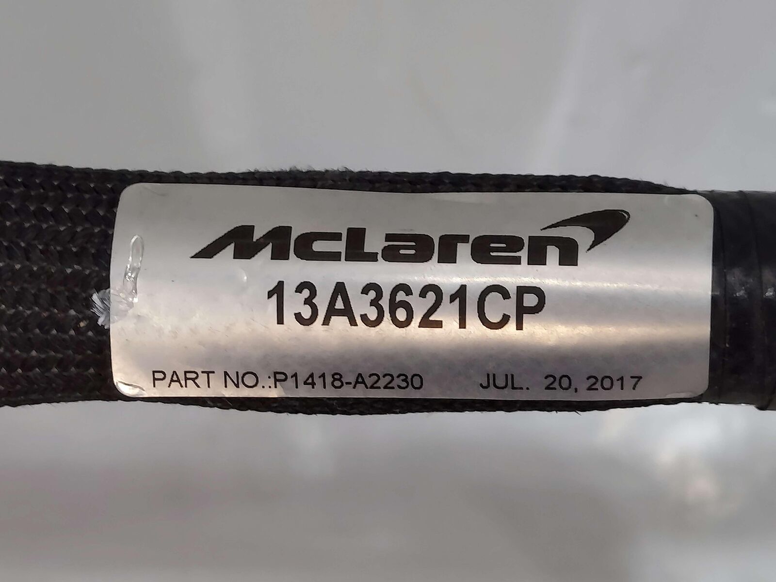 2018 Mclaren 570s Underbody Coolant Hose Hardline 13A3621CP 11A4263CP