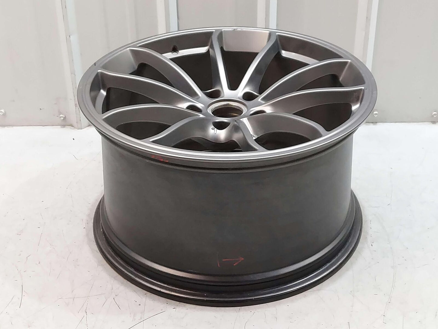 16 PORSCHE CAYMAN GT4 981 WHEEL RIM 20X11 10 SPOKE ALLOY PLATINUM SATIN FINISH