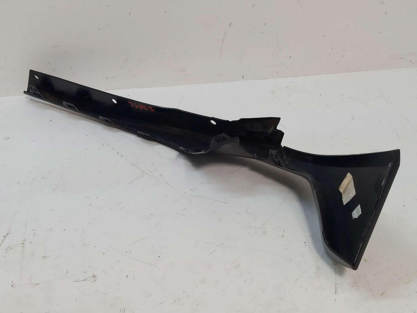 20-23 TOYOTA GR SUPRA FRONT LEFT BUMPER LOWER VALANCE BLACK *CRACKED*