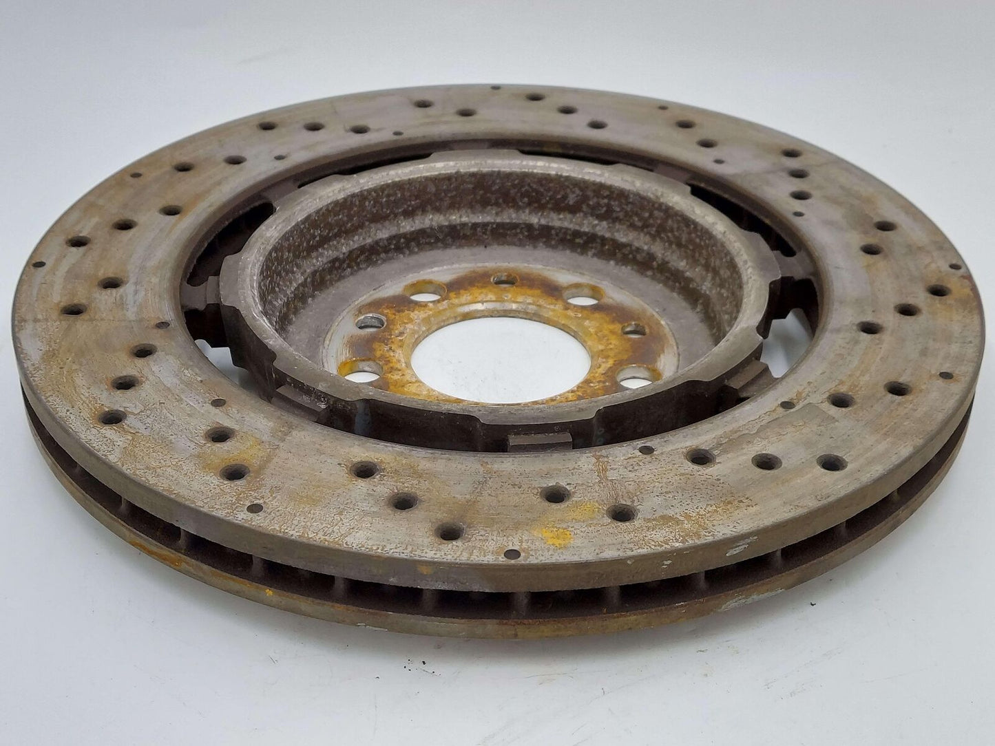 17-18 GIULIA QUADRIFOLIO 2.9L REAR BRAKE ROTOR DRILLED 50543506