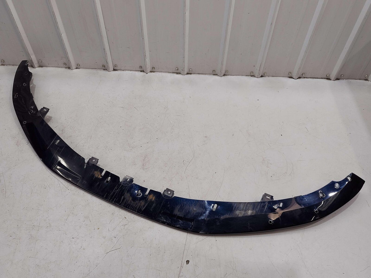 2024 ASTON MARTIN DB12 VOLANTE FRONT BUMPER LOWER LIP SPOILER ULTRAMARINE BLACK