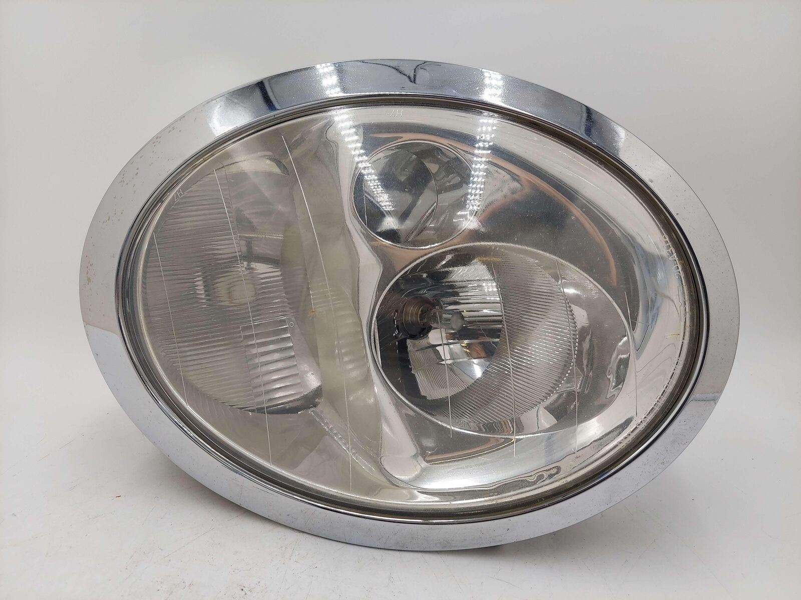 02-04 MINI COOPER LH LEFT HALOGEN HEADLIGHT HEADLAMP 63126911705 *PITTING*