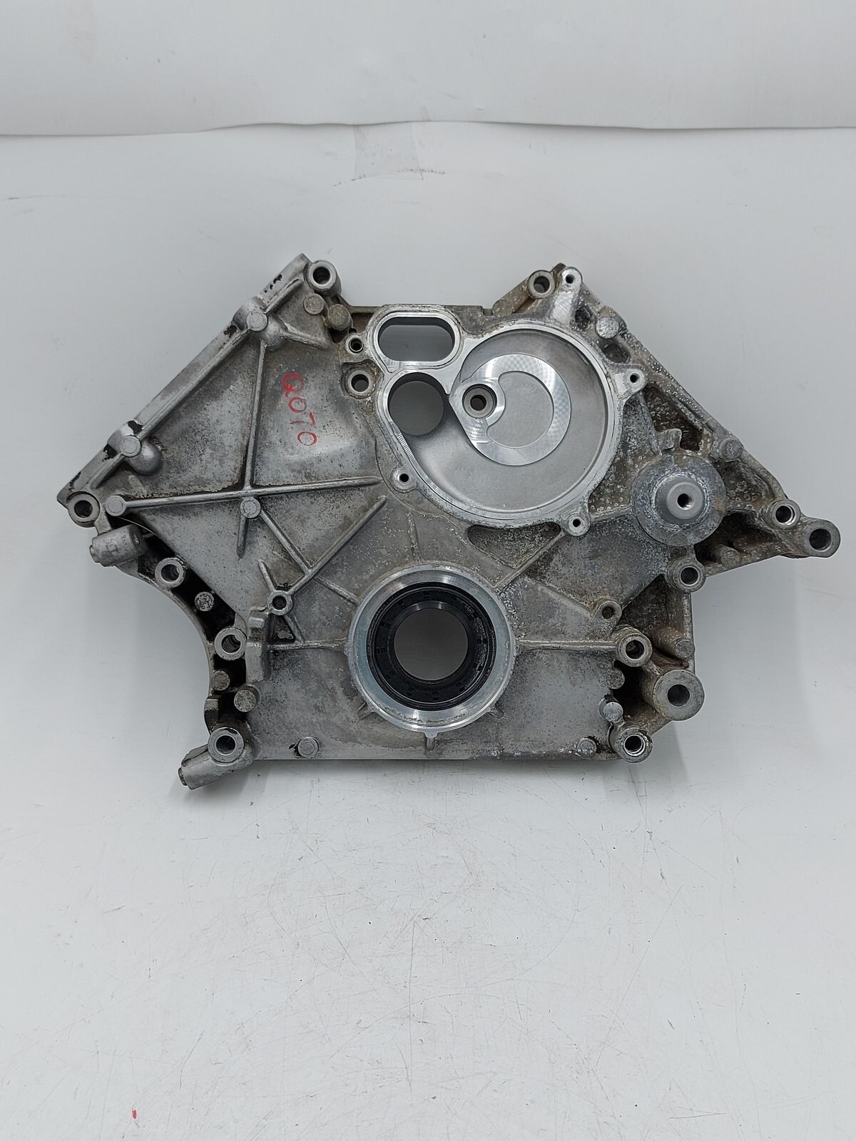 08-19 BMW X6 Lower Timing Cover 1114 7553364 4.4L twin turbo