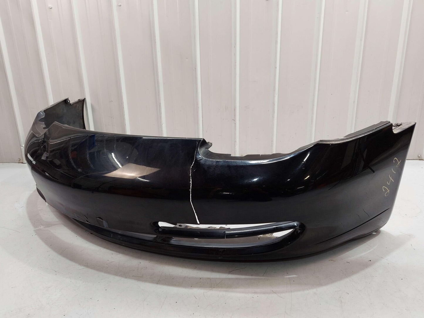 99-05 PORSCHE 911 996 CARRERA FRONT BUMPER BLACK *NOTES ROUGH CRACKED!*