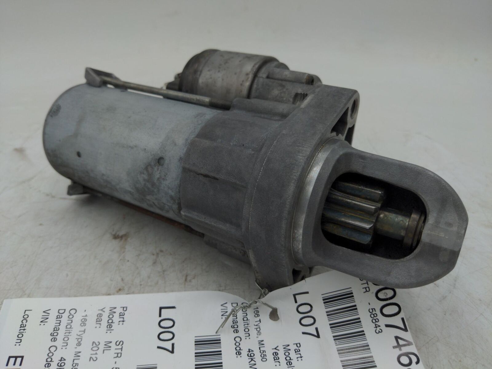 12 13 14 MERCEDES ML550 Starter Motor 166 Type ML550