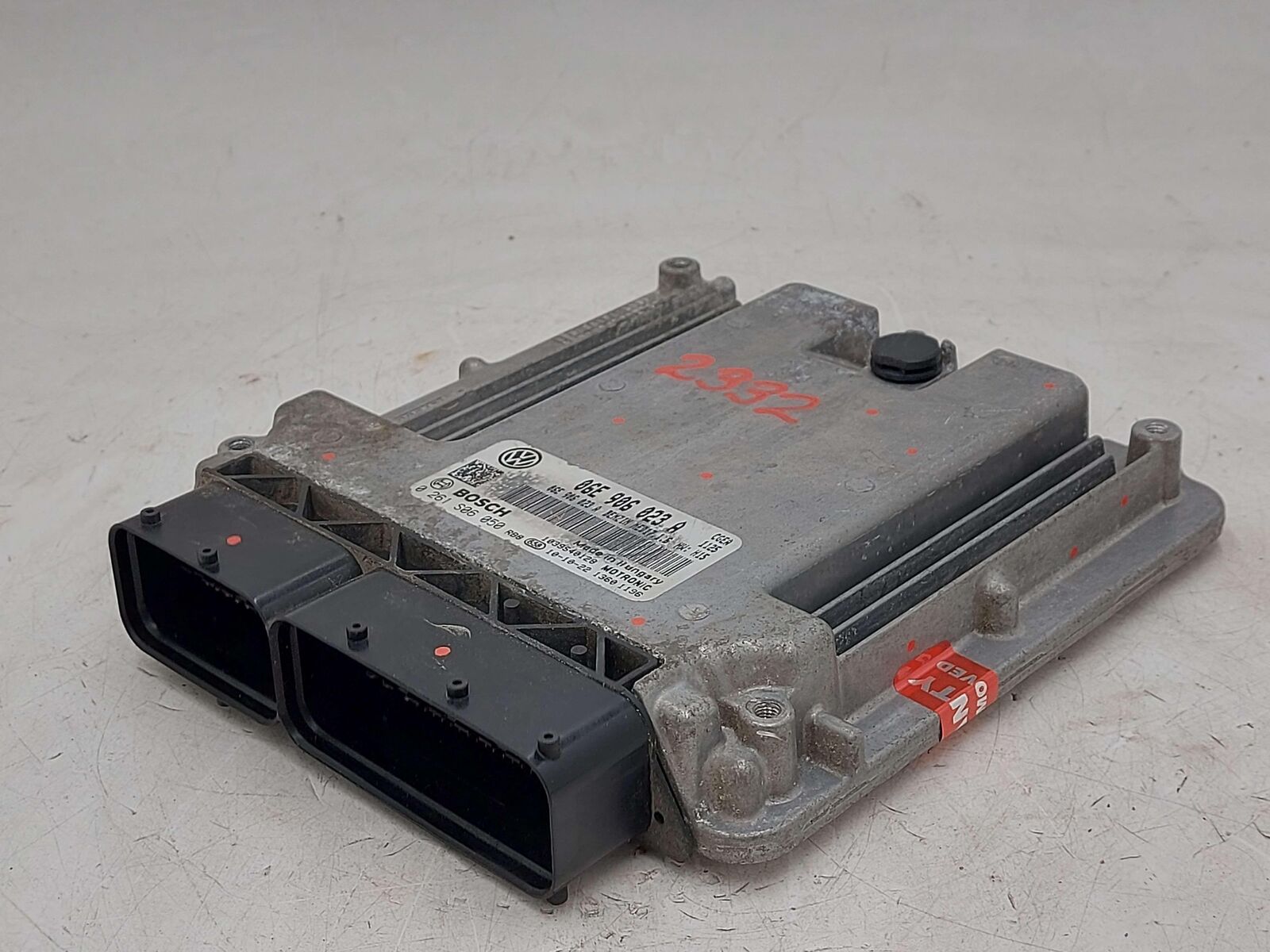 11-18 PORSCHE CAYENNE 958 92A 3.0L ECU ENGINE CONTROL MODULE HYBRID S 06E906023A