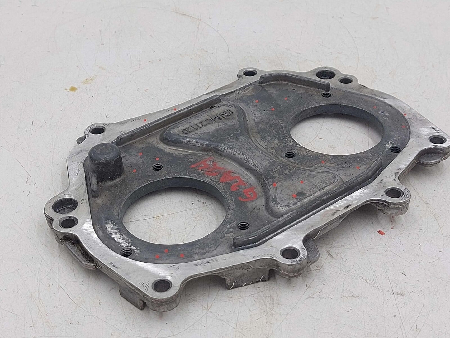 12-21 MERCEDES C43 W205 3.0L LEFT UPPER ENGINE TIMING COVER A2760150201 276.823