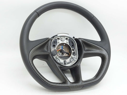 2021 MCLAREN GT STEERING WHEEL LEATHER W/ CARBON FIBER TRIM *NOTES* 14NA333MP