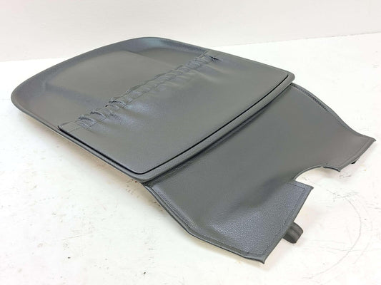 15-18 PORSCHE MACAN S 95B FRONT LEFT SEAT BACK PANEL COVER TRIM BLACK