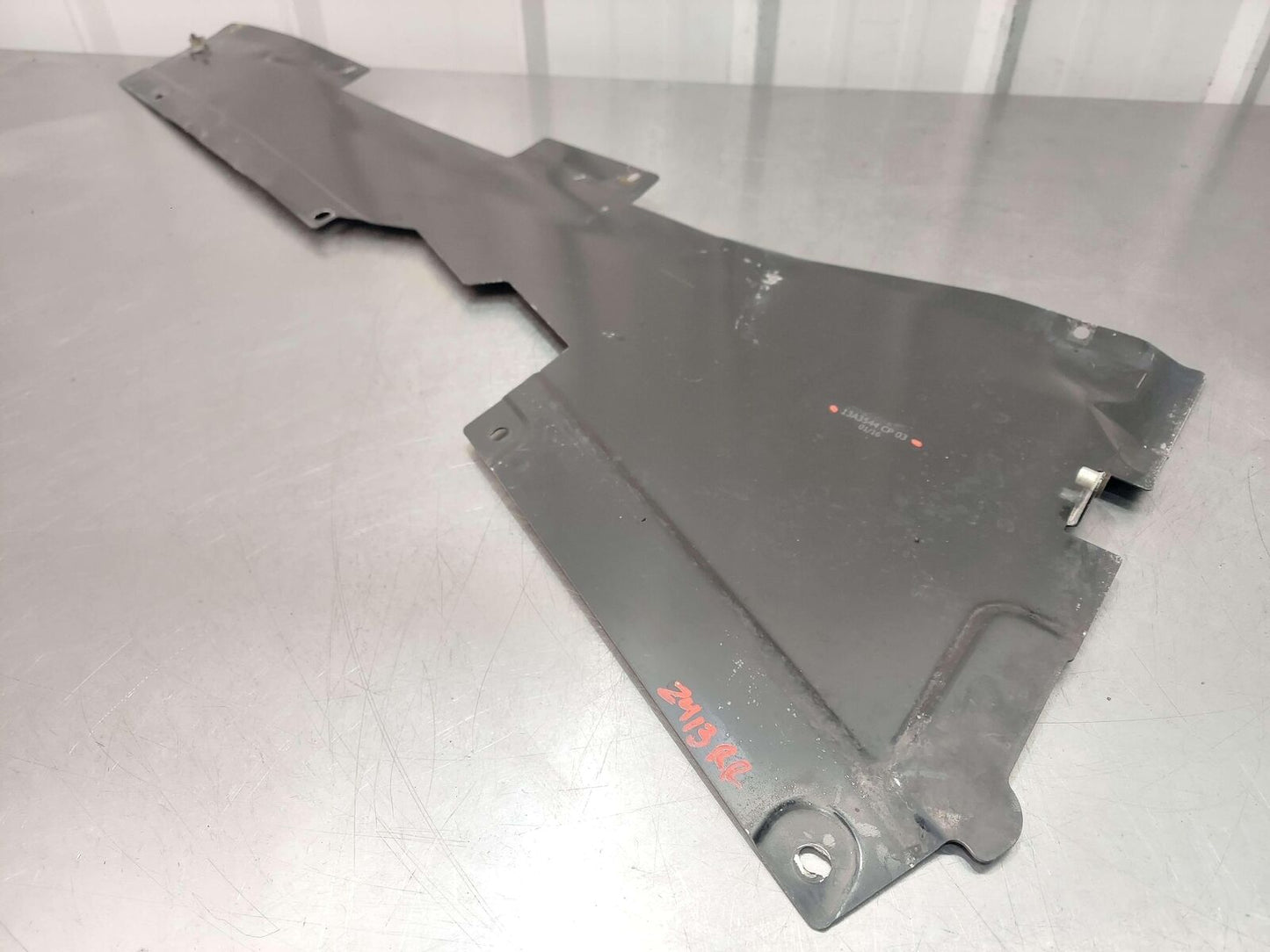 2016 MCLAREN 540C REAR RIGHT UNDER BODY SPLASH GUARD QUARTER SKID PLATE *NOTE