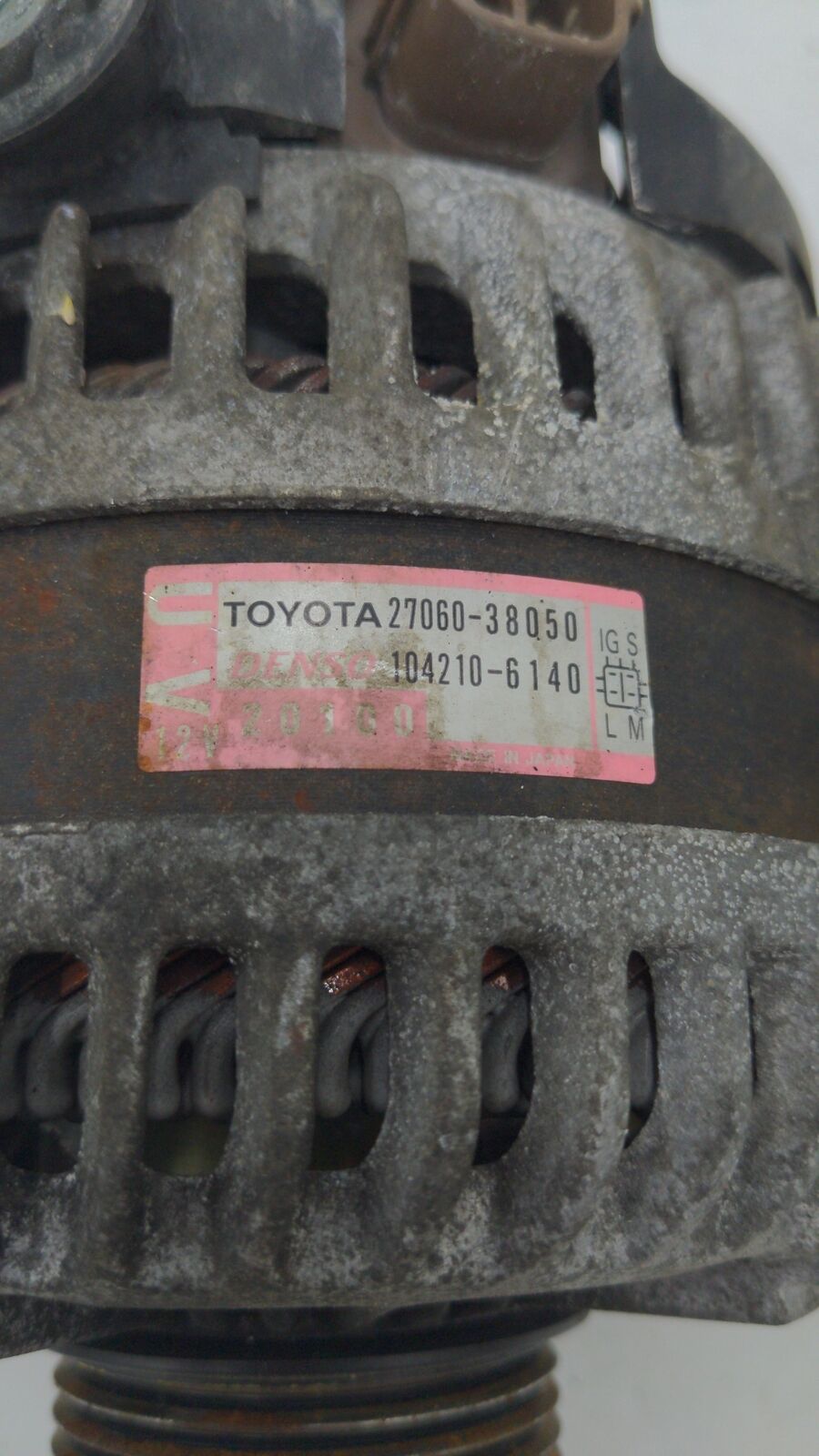 07-21 TOYOTA SEQUOIA Alternator 27060-38050 5.7L 180 amp 126K KM's