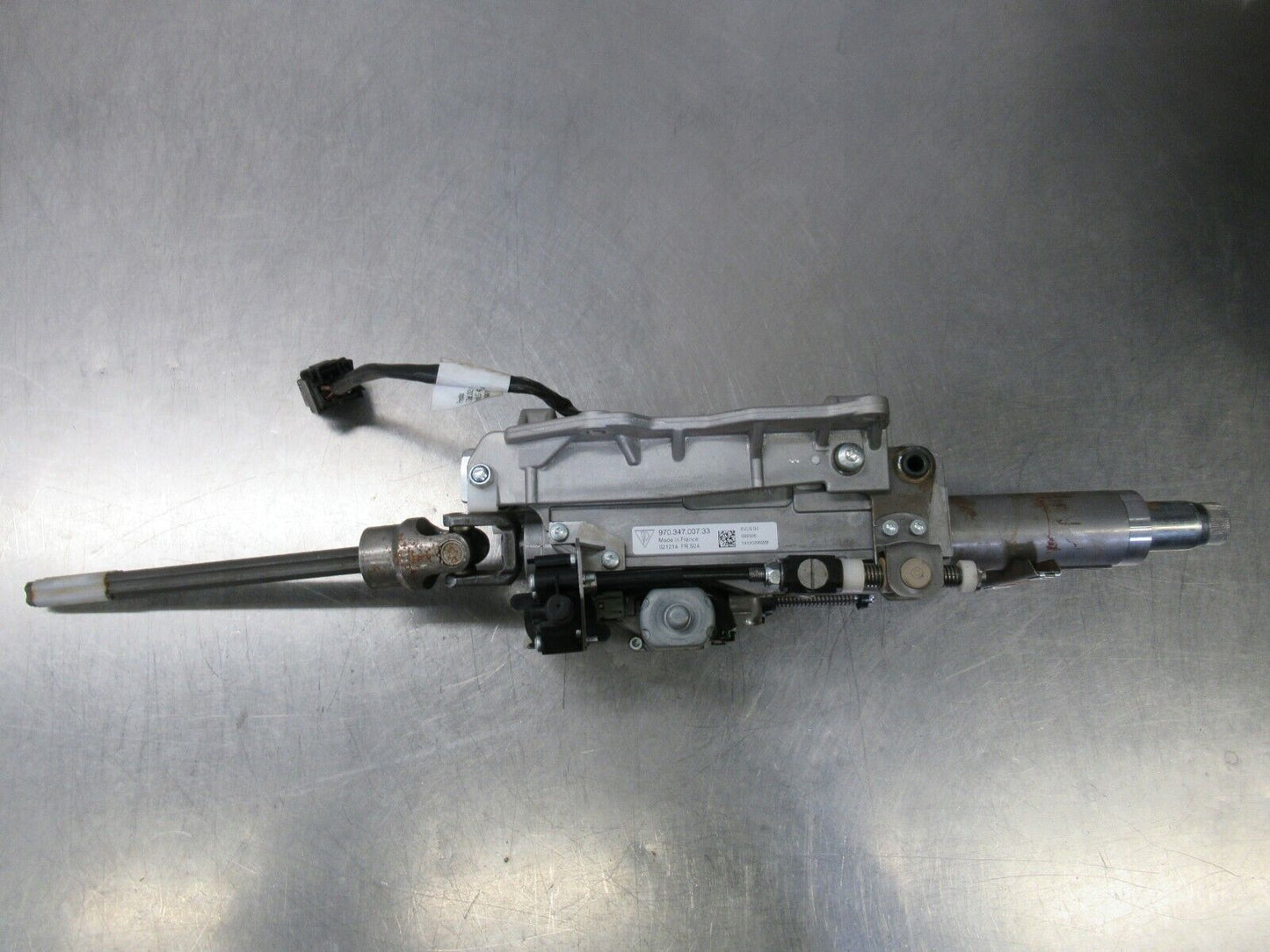 M085 2015 15 PORSCHE PANAMERA 970 GENUINE STEERING COLUMN SHAFT OEM 97034700735